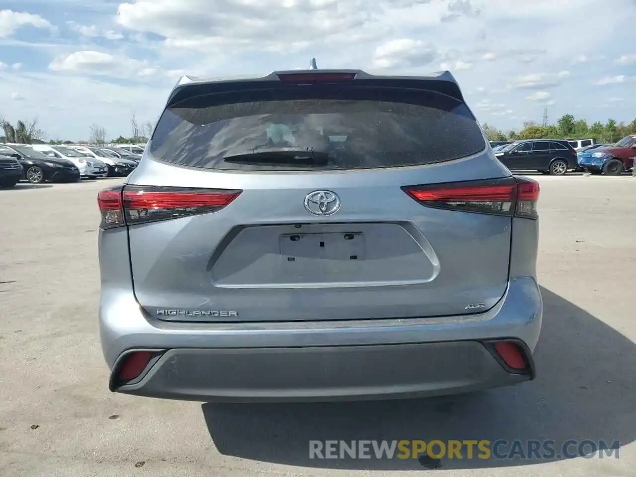 6 Photograph of a damaged car 5TDGZRAH3LS029152 TOYOTA HIGHLANDER 2020