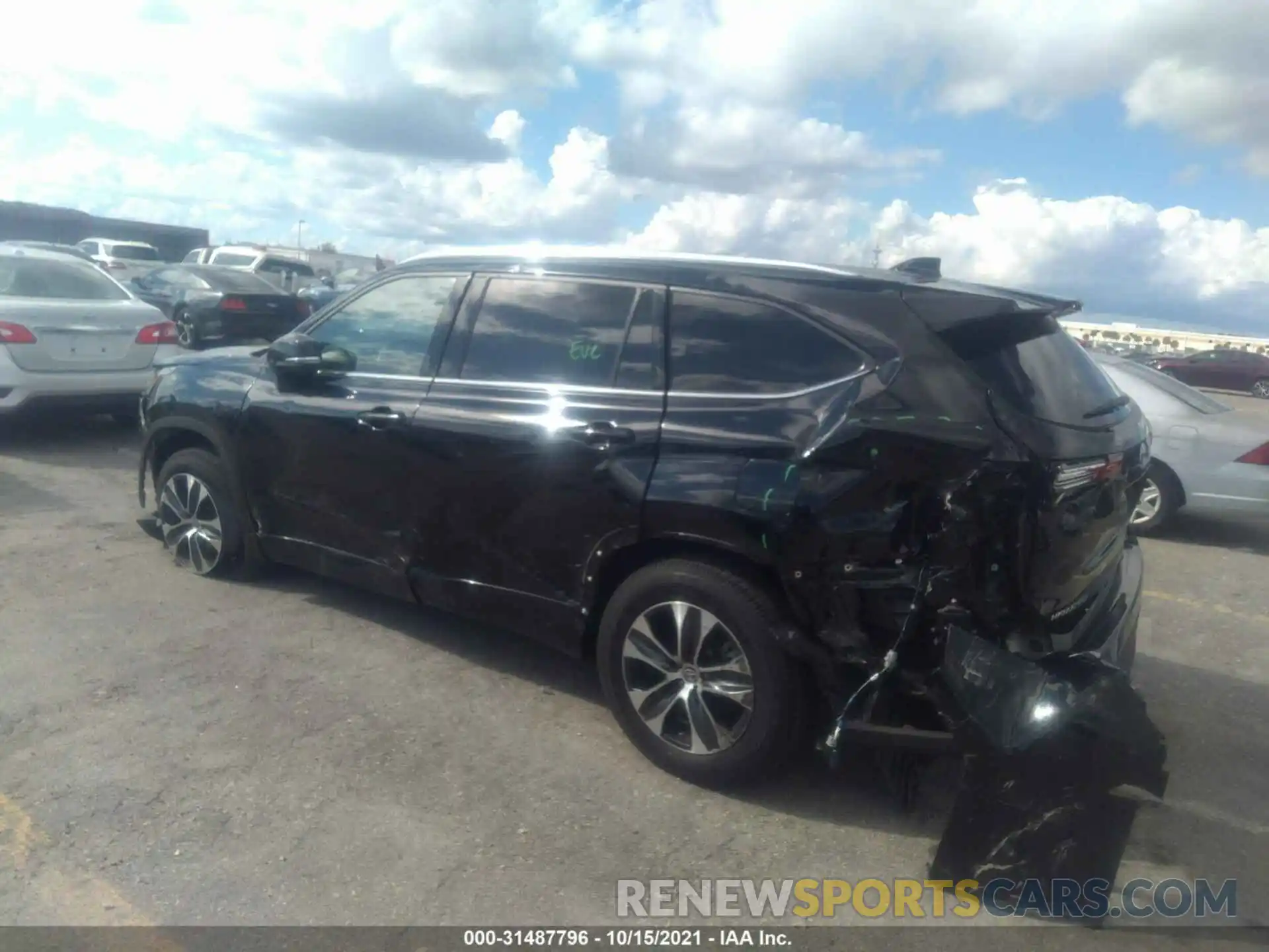 3 Фотография поврежденного автомобиля 5TDGZRAH3LS502824 TOYOTA HIGHLANDER 2020