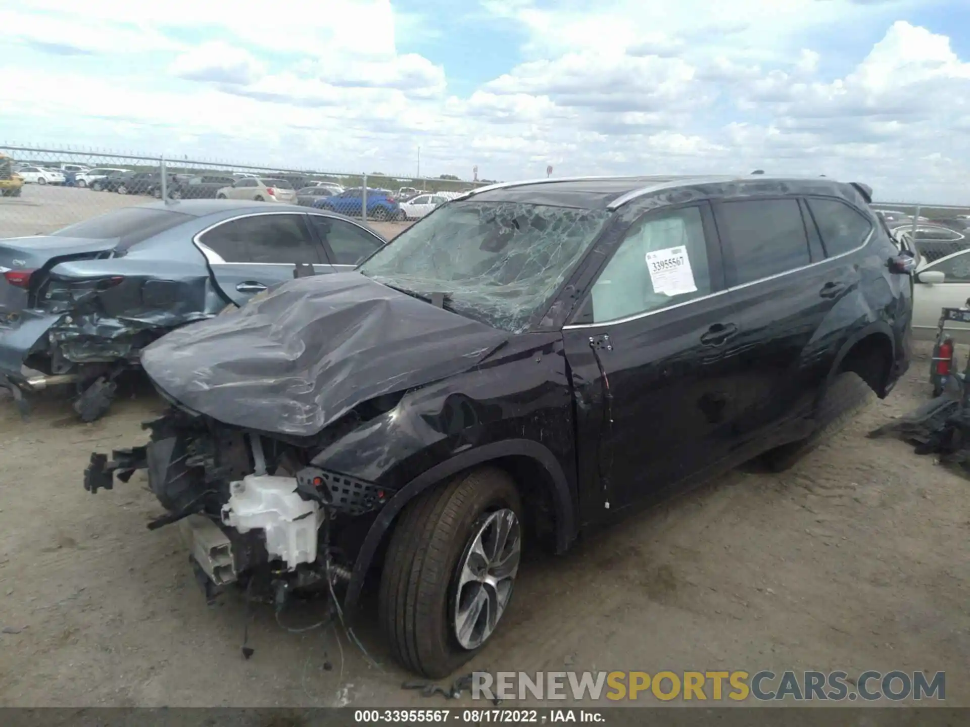 6 Photograph of a damaged car 5TDGZRAH3LS502886 TOYOTA HIGHLANDER 2020