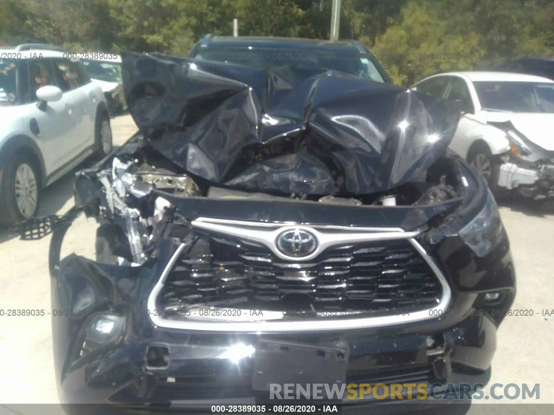 6 Photograph of a damaged car 5TDGZRAH3LS503648 TOYOTA HIGHLANDER 2020