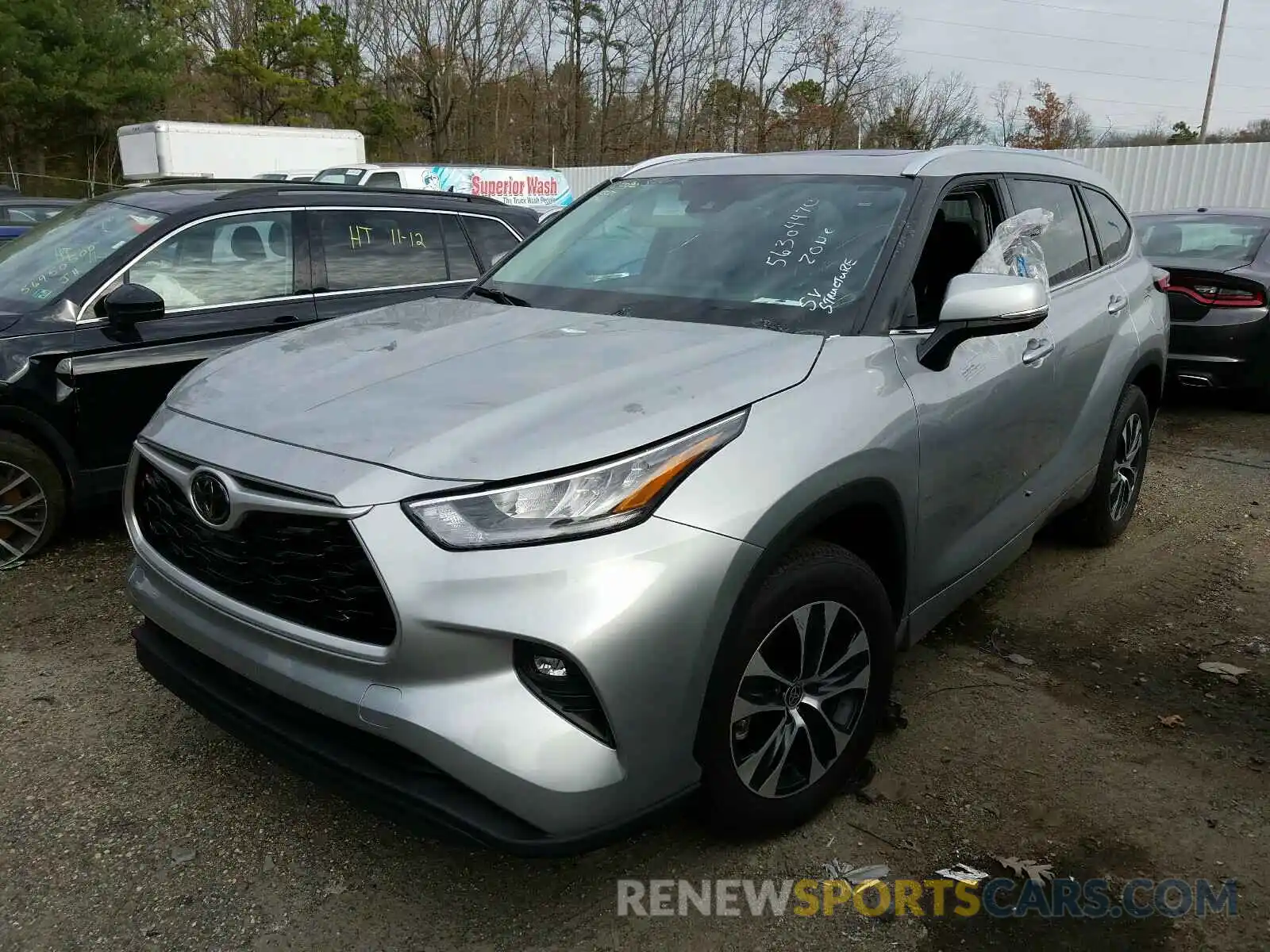 2 Photograph of a damaged car 5TDGZRAH3LS505786 TOYOTA HIGHLANDER 2020