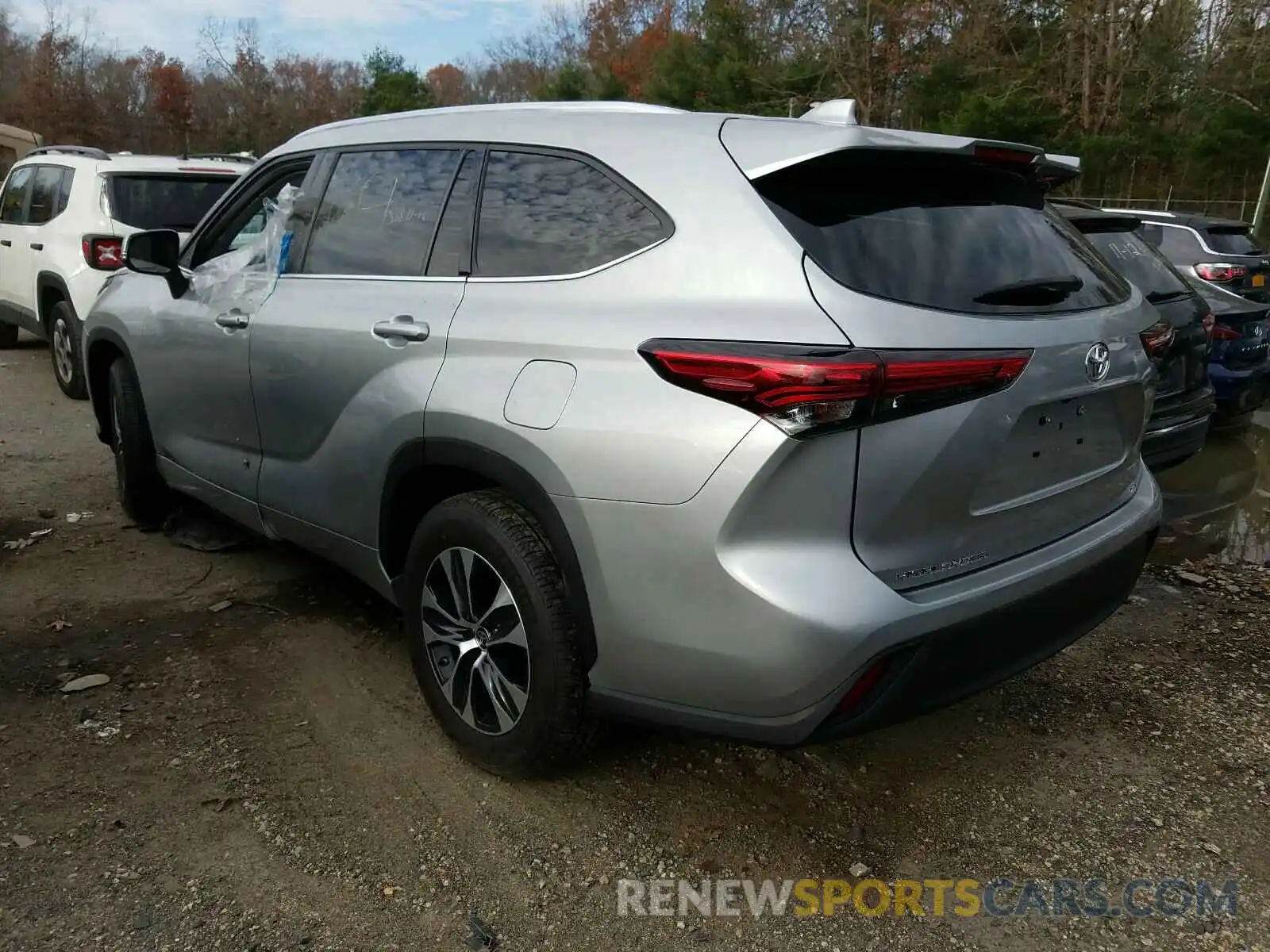 3 Photograph of a damaged car 5TDGZRAH3LS505786 TOYOTA HIGHLANDER 2020