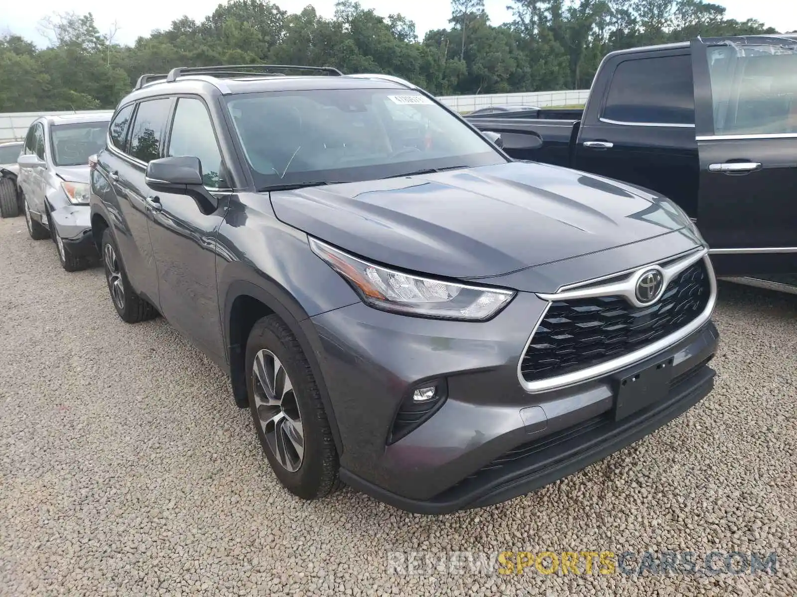 1 Photograph of a damaged car 5TDGZRAH4LS003658 TOYOTA HIGHLANDER 2020