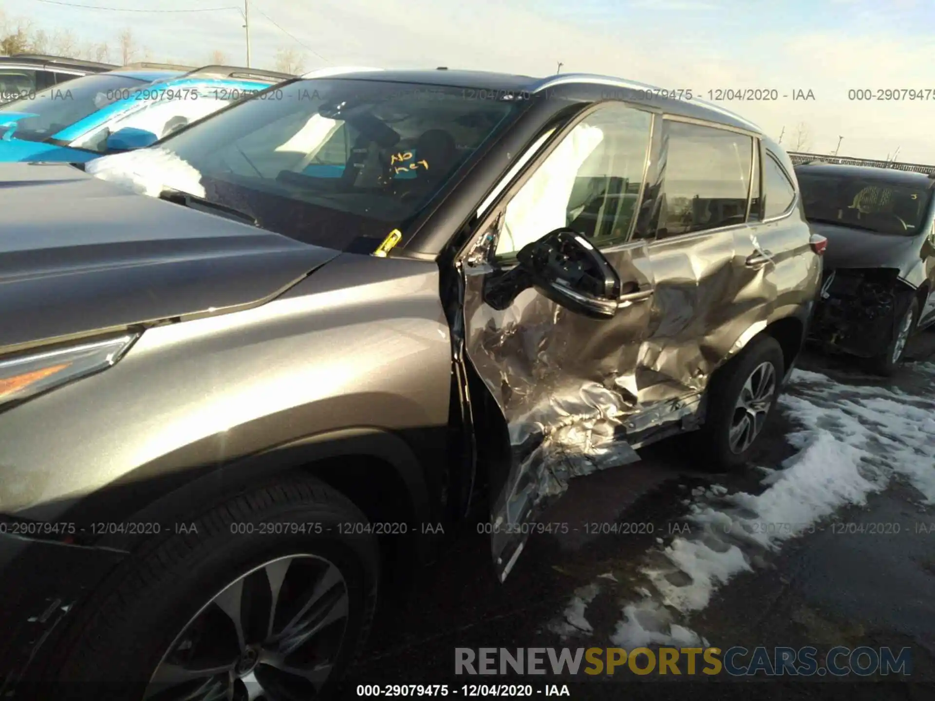 6 Photograph of a damaged car 5TDGZRAH4LS006687 TOYOTA HIGHLANDER 2020