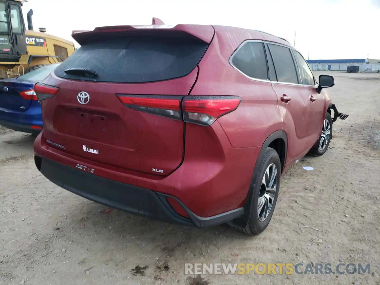 4 Photograph of a damaged car 5TDGZRAH4LS008973 TOYOTA HIGHLANDER 2020