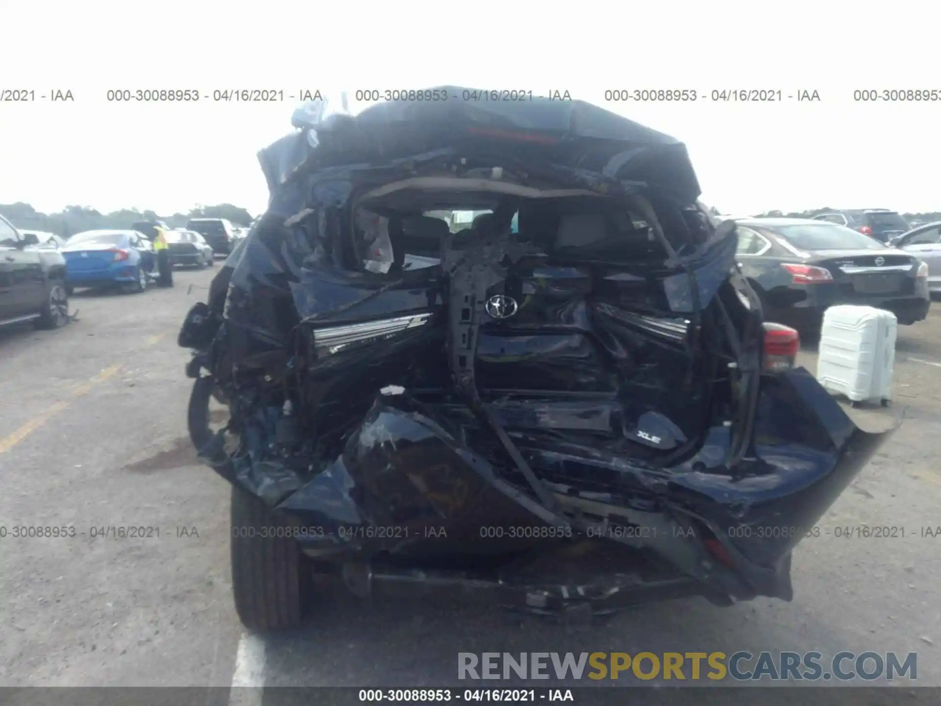 6 Фотография поврежденного автомобиля 5TDGZRAH5LS002583 TOYOTA HIGHLANDER 2020