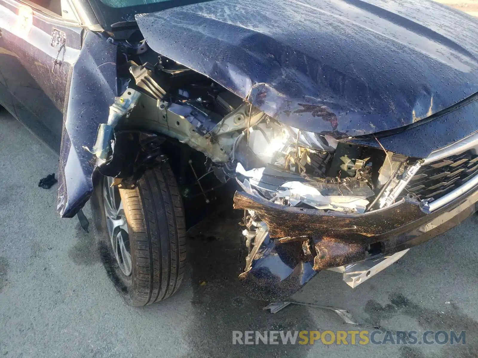 9 Photograph of a damaged car 5TDGZRAH5LS506230 TOYOTA HIGHLANDER 2020