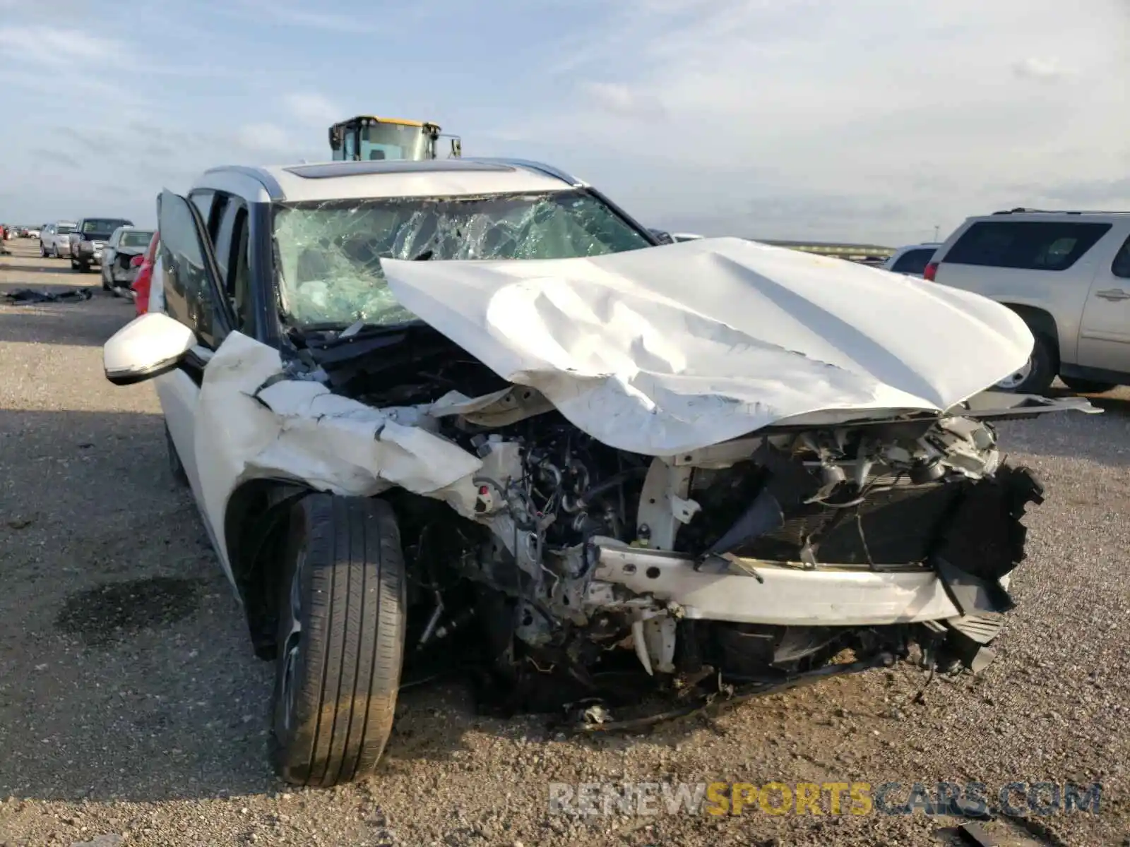 1 Photograph of a damaged car 5TDGZRAH6LS502252 TOYOTA HIGHLANDER 2020