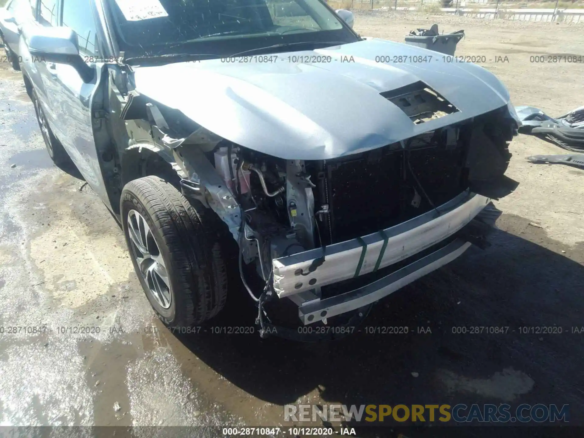 6 Photograph of a damaged car 5TDGZRAH6LS505619 TOYOTA HIGHLANDER 2020