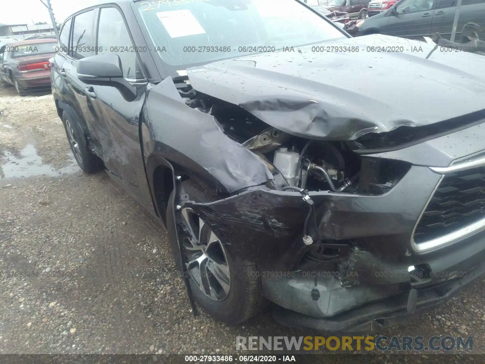 6 Photograph of a damaged car 5TDGZRAH7LS005744 TOYOTA HIGHLANDER 2020