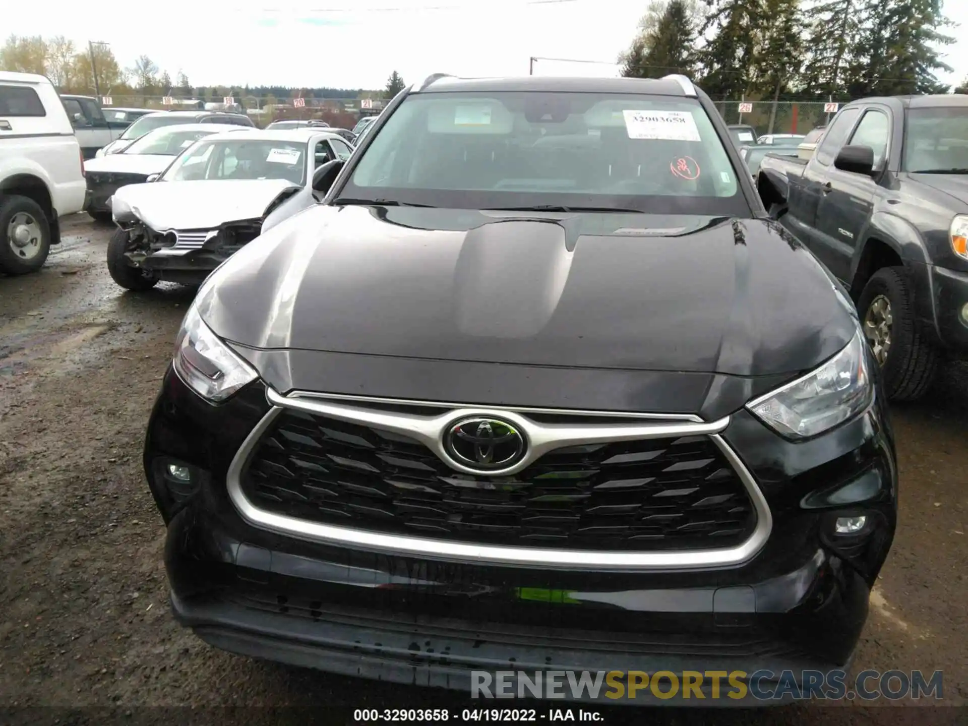 6 Photograph of a damaged car 5TDGZRAH7LS505449 TOYOTA HIGHLANDER 2020