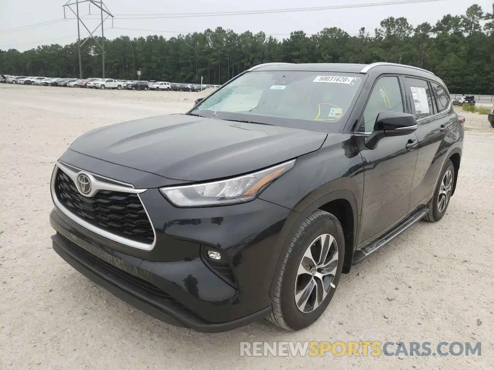 2 Photograph of a damaged car 5TDGZRAH7LS511042 TOYOTA HIGHLANDER 2020