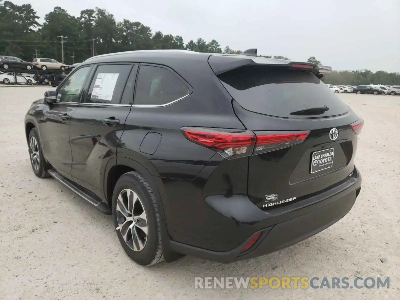 3 Photograph of a damaged car 5TDGZRAH7LS511042 TOYOTA HIGHLANDER 2020