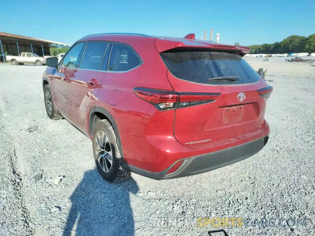 3 Photograph of a damaged car 5TDGZRAH7LS514085 TOYOTA HIGHLANDER 2020