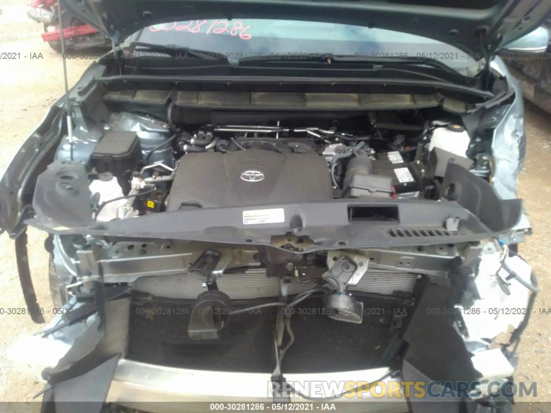 10 Фотография поврежденного автомобиля 5TDGZRAH8LS013688 TOYOTA HIGHLANDER 2020