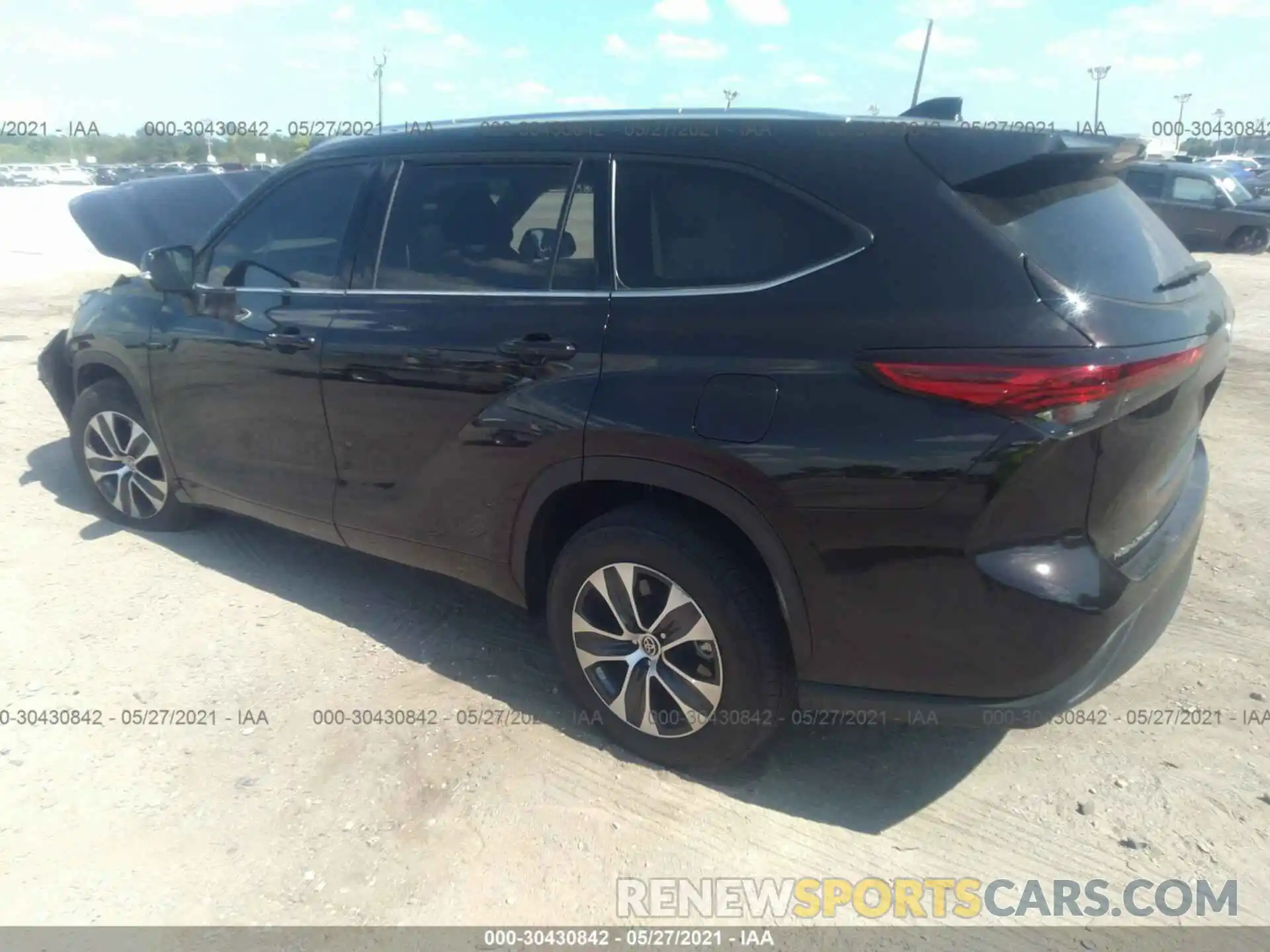 3 Photograph of a damaged car 5TDGZRAH8LS020012 TOYOTA HIGHLANDER 2020