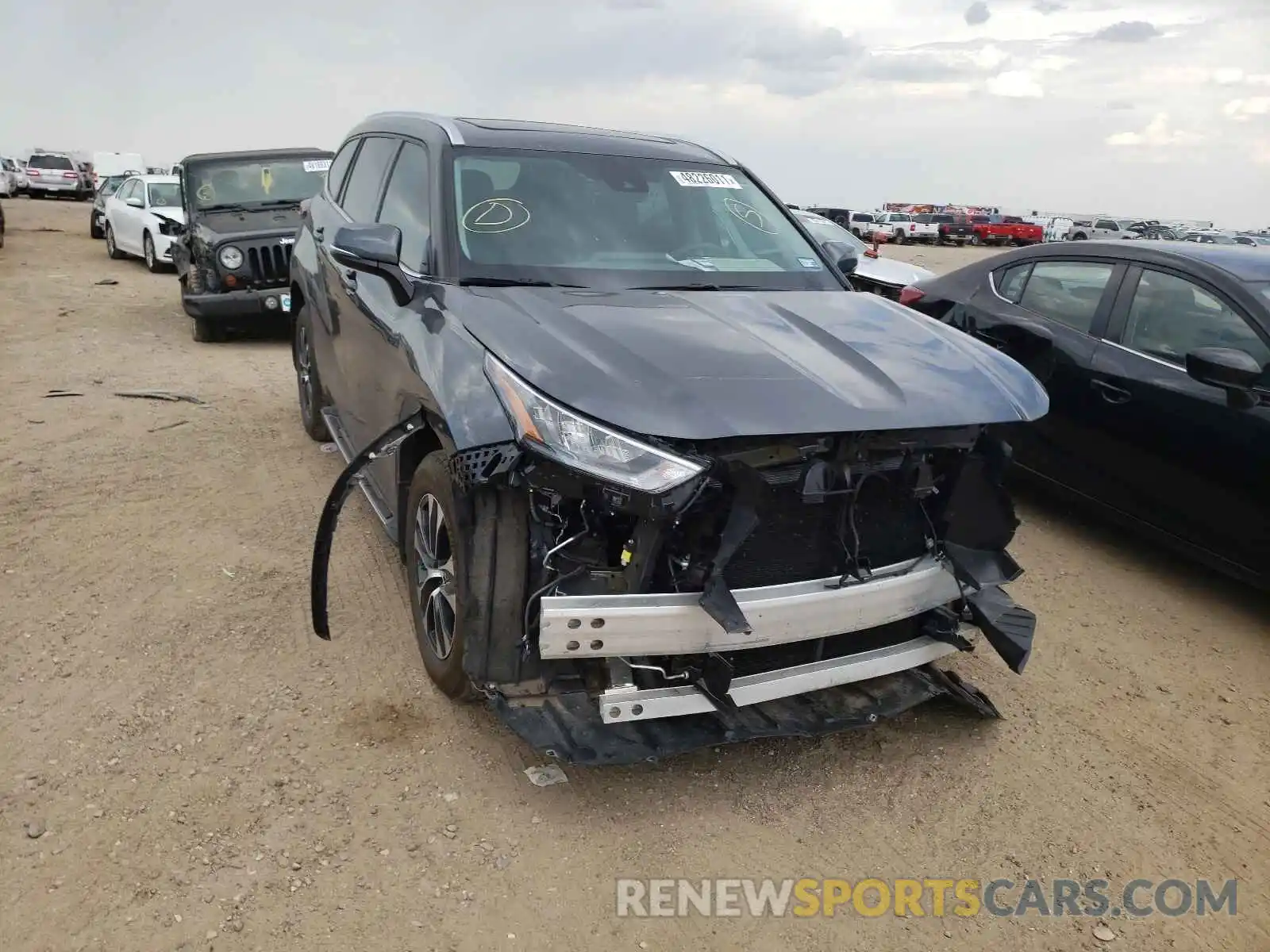 9 Photograph of a damaged car 5TDGZRAH8LS025288 TOYOTA HIGHLANDER 2020