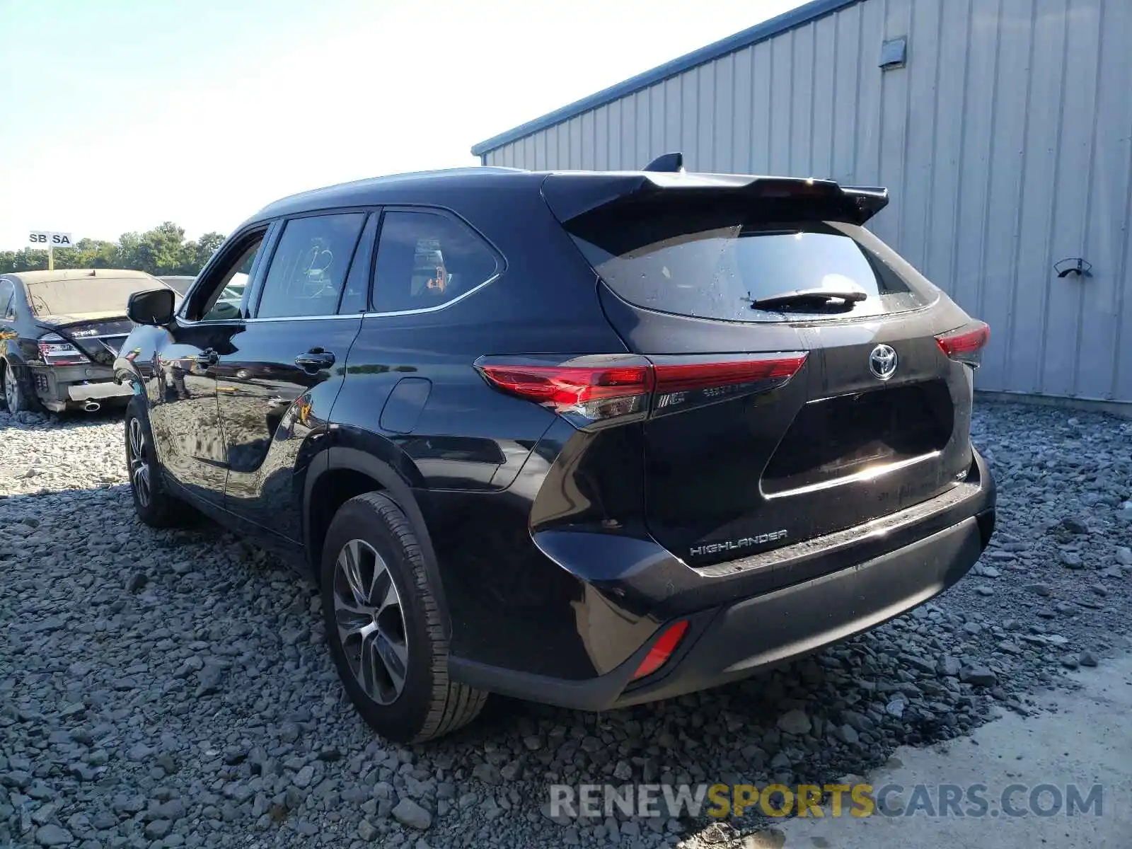 3 Photograph of a damaged car 5TDGZRAH9LS020603 TOYOTA HIGHLANDER 2020