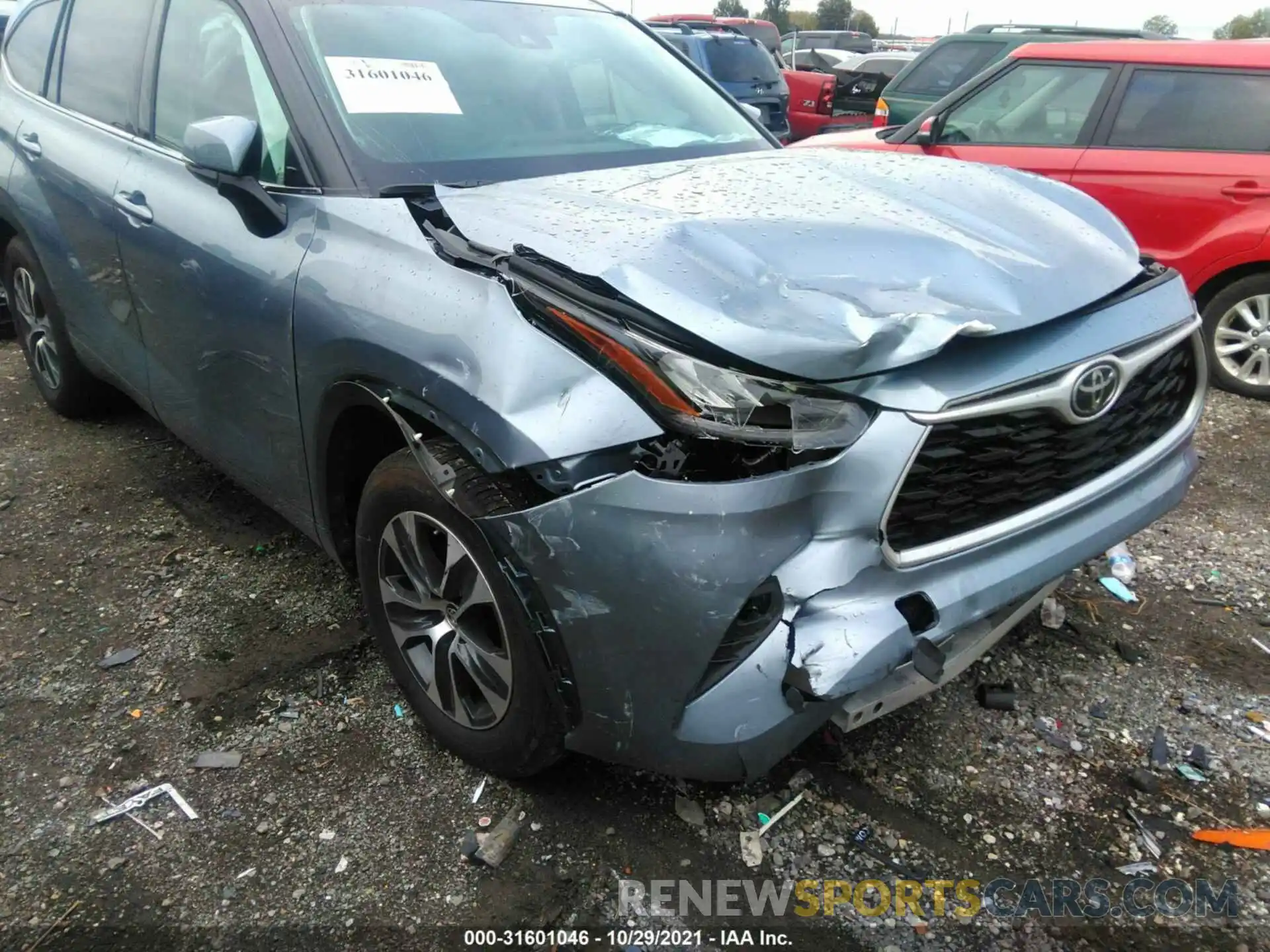 6 Photograph of a damaged car 5TDGZRAH9LS028314 TOYOTA HIGHLANDER 2020