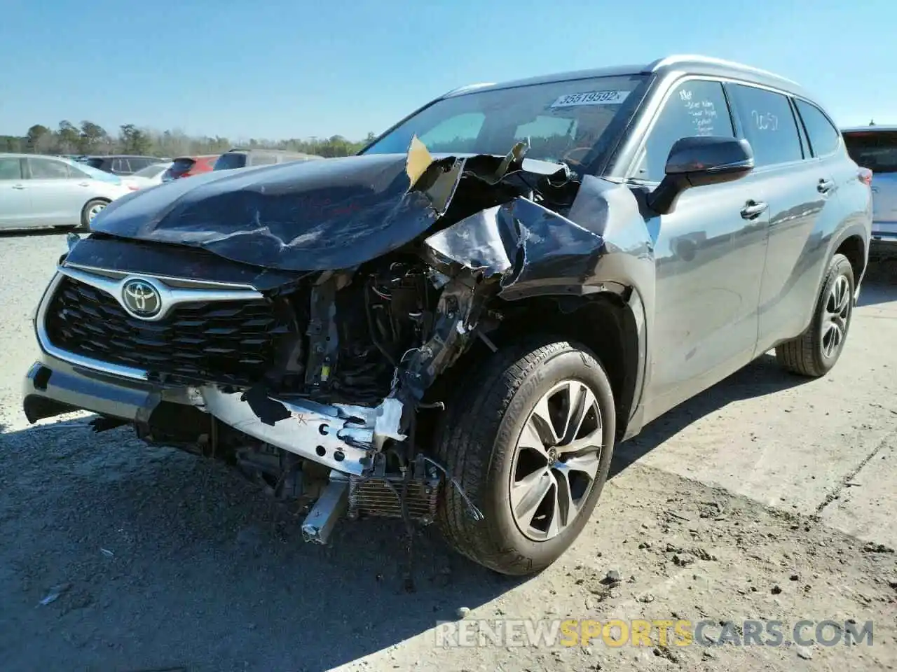 9 Photograph of a damaged car 5TDGZRAH9LS511849 TOYOTA HIGHLANDER 2020