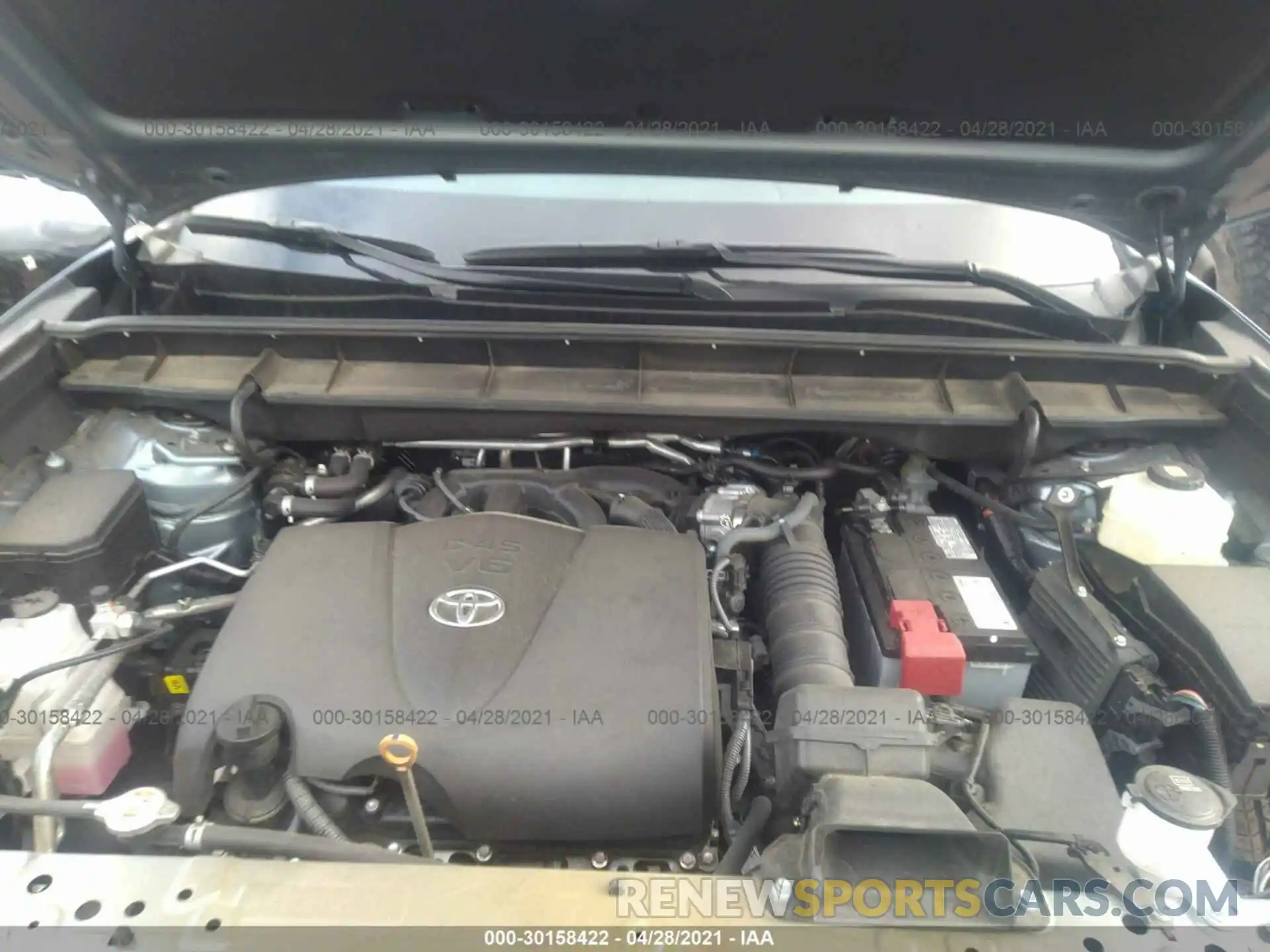 10 Фотография поврежденного автомобиля 5TDGZRAHXLS014776 TOYOTA HIGHLANDER 2020