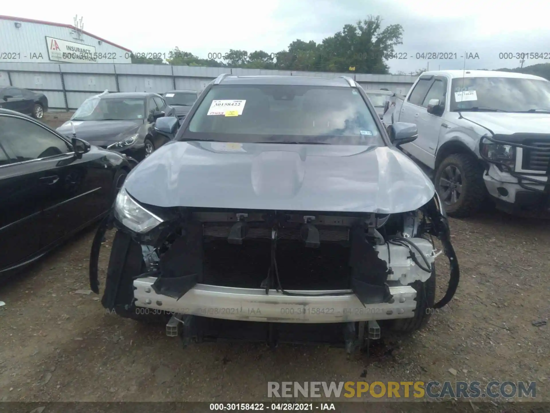 6 Photograph of a damaged car 5TDGZRAHXLS014776 TOYOTA HIGHLANDER 2020