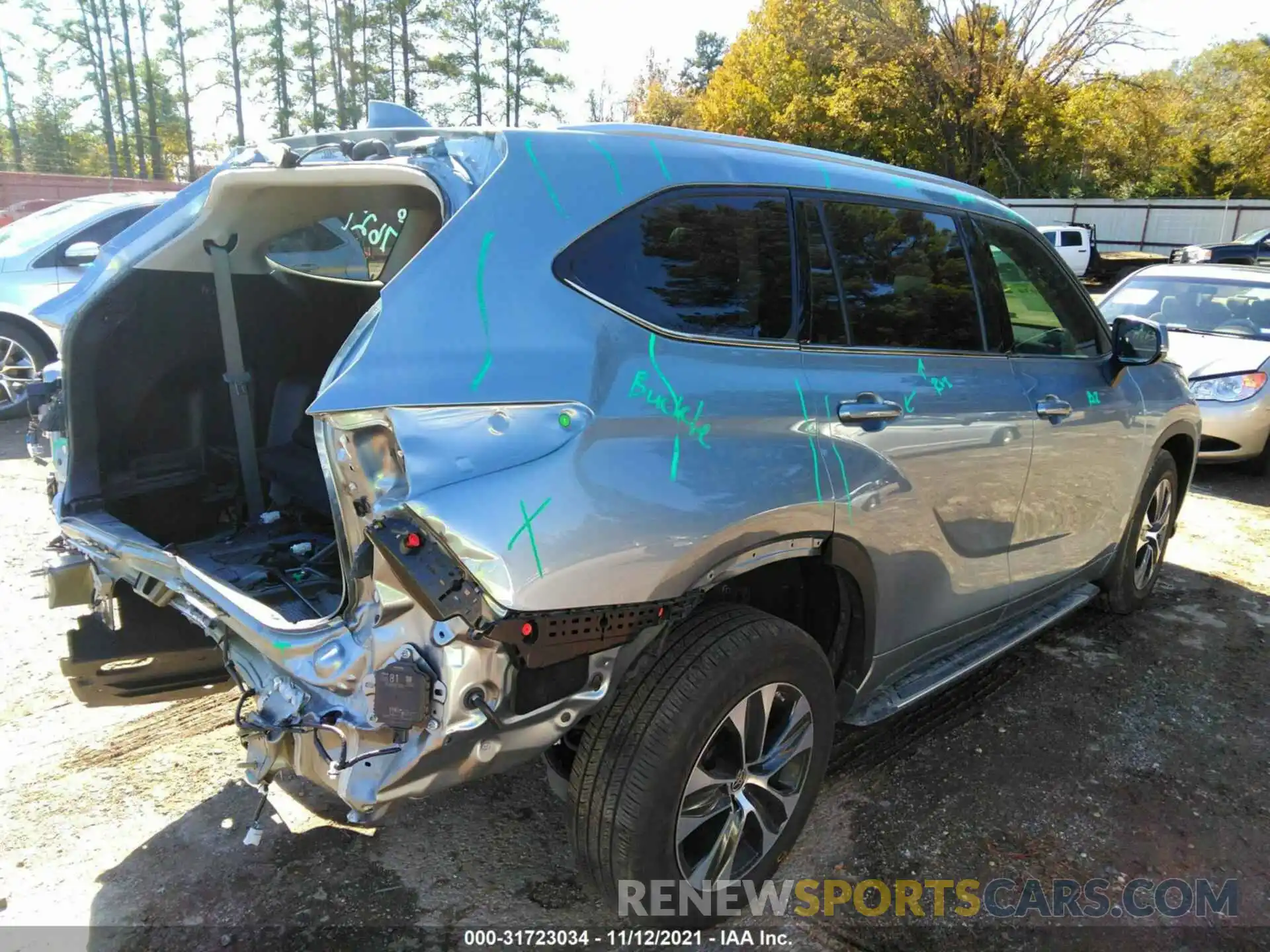 4 Photograph of a damaged car 5TDGZRAHXLS021517 TOYOTA HIGHLANDER 2020