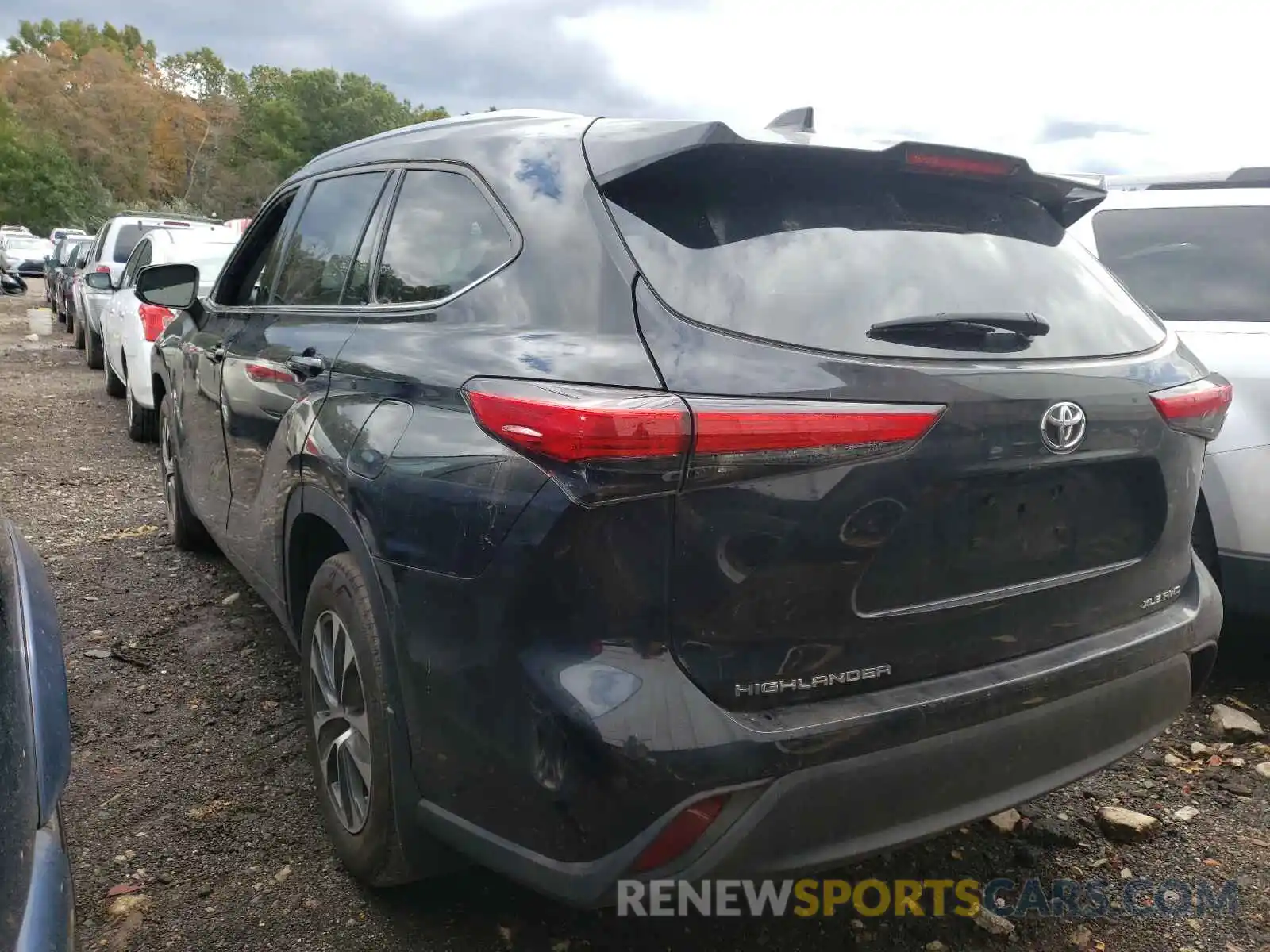 3 Photograph of a damaged car 5TDGZRBH0LS001839 TOYOTA HIGHLANDER 2020