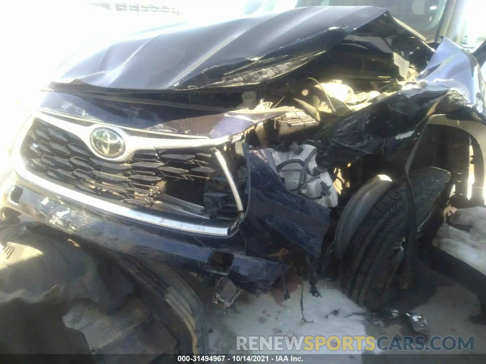 6 Photograph of a damaged car 5TDGZRBH0LS008256 TOYOTA HIGHLANDER 2020