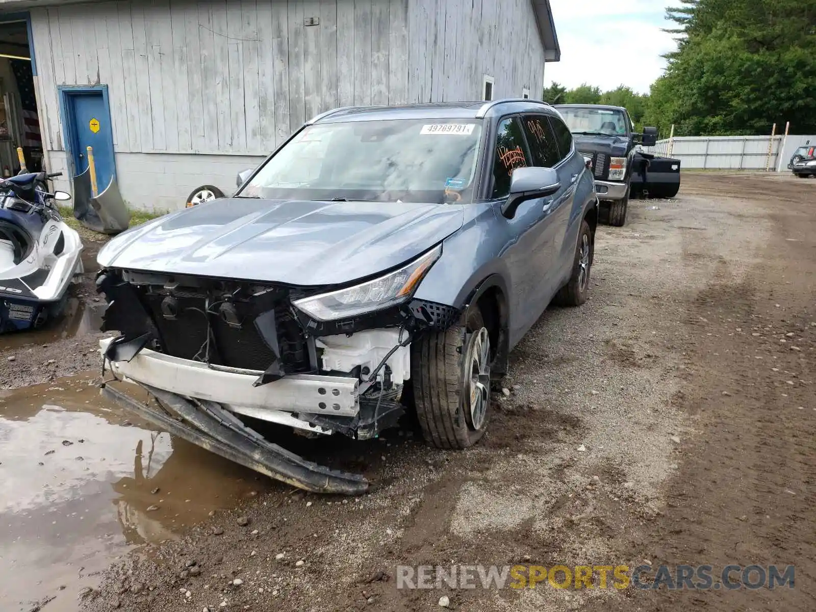 2 Photograph of a damaged car 5TDGZRBH0LS026126 TOYOTA HIGHLANDER 2020