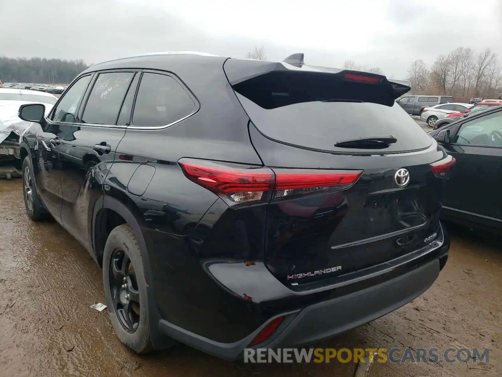 3 Photograph of a damaged car 5TDGZRBH0LS503914 TOYOTA HIGHLANDER 2020