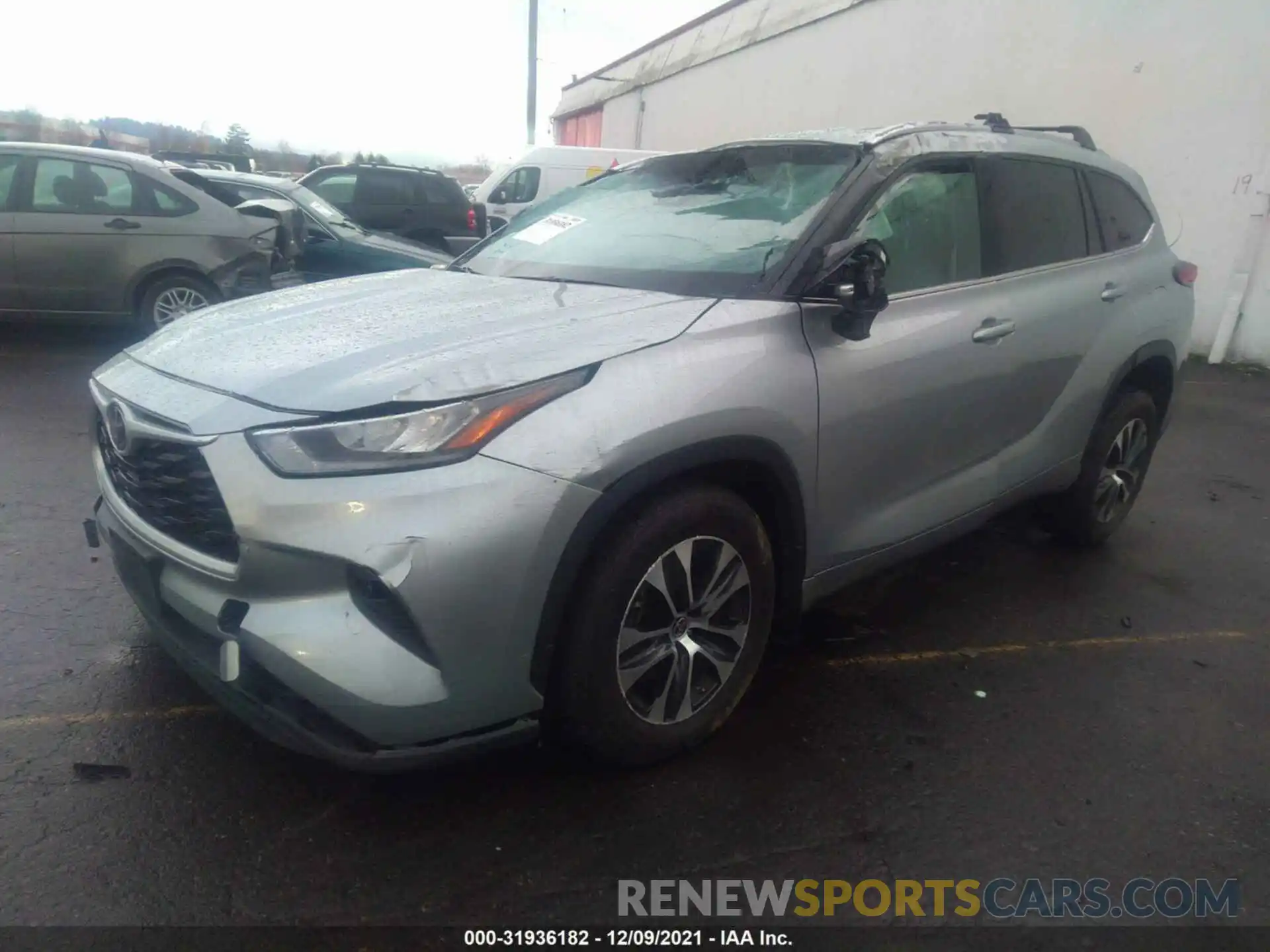 2 Photograph of a damaged car 5TDGZRBH0LS507168 TOYOTA HIGHLANDER 2020