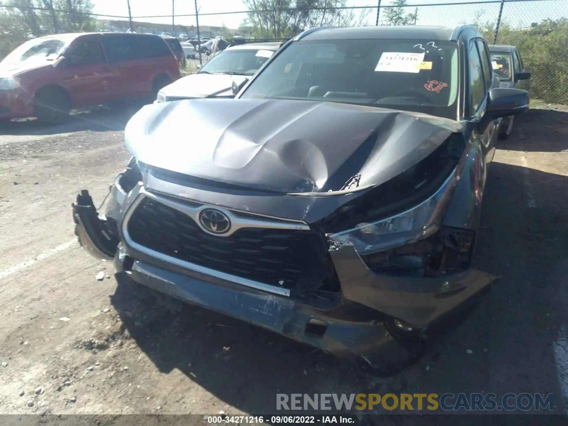 6 Photograph of a damaged car 5TDGZRBH0LS508398 TOYOTA HIGHLANDER 2020