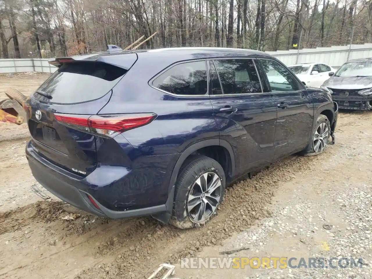 4 Photograph of a damaged car 5TDGZRBH0LS509986 TOYOTA HIGHLANDER 2020