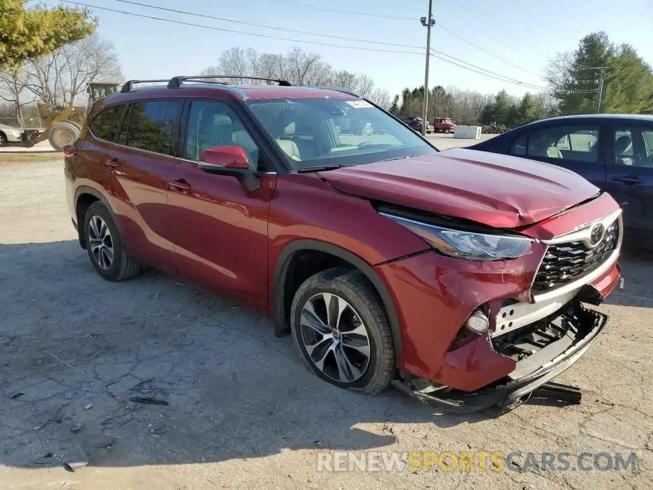 4 Photograph of a damaged car 5TDGZRBH0LS515450 TOYOTA HIGHLANDER 2020