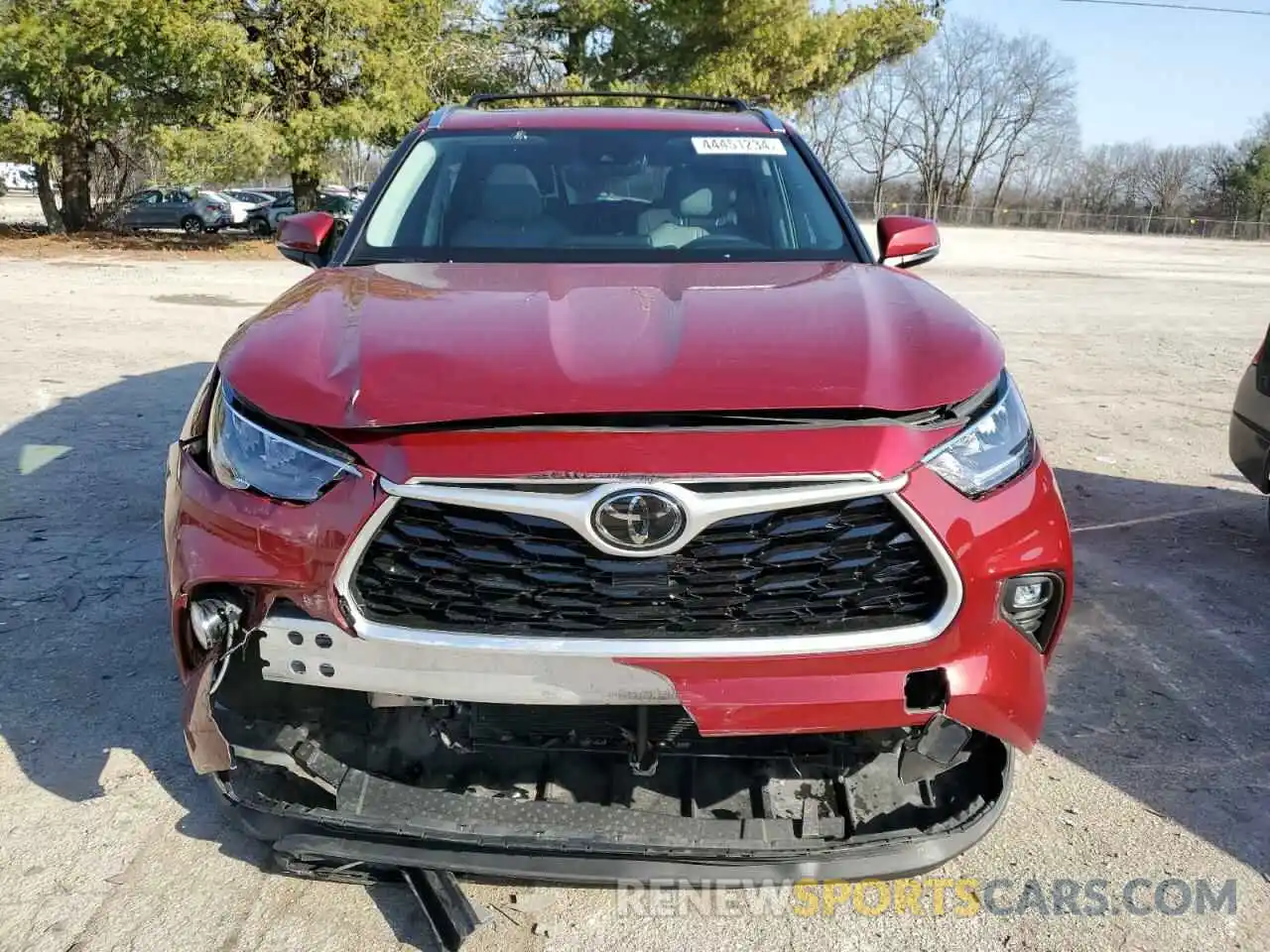 5 Photograph of a damaged car 5TDGZRBH0LS515450 TOYOTA HIGHLANDER 2020