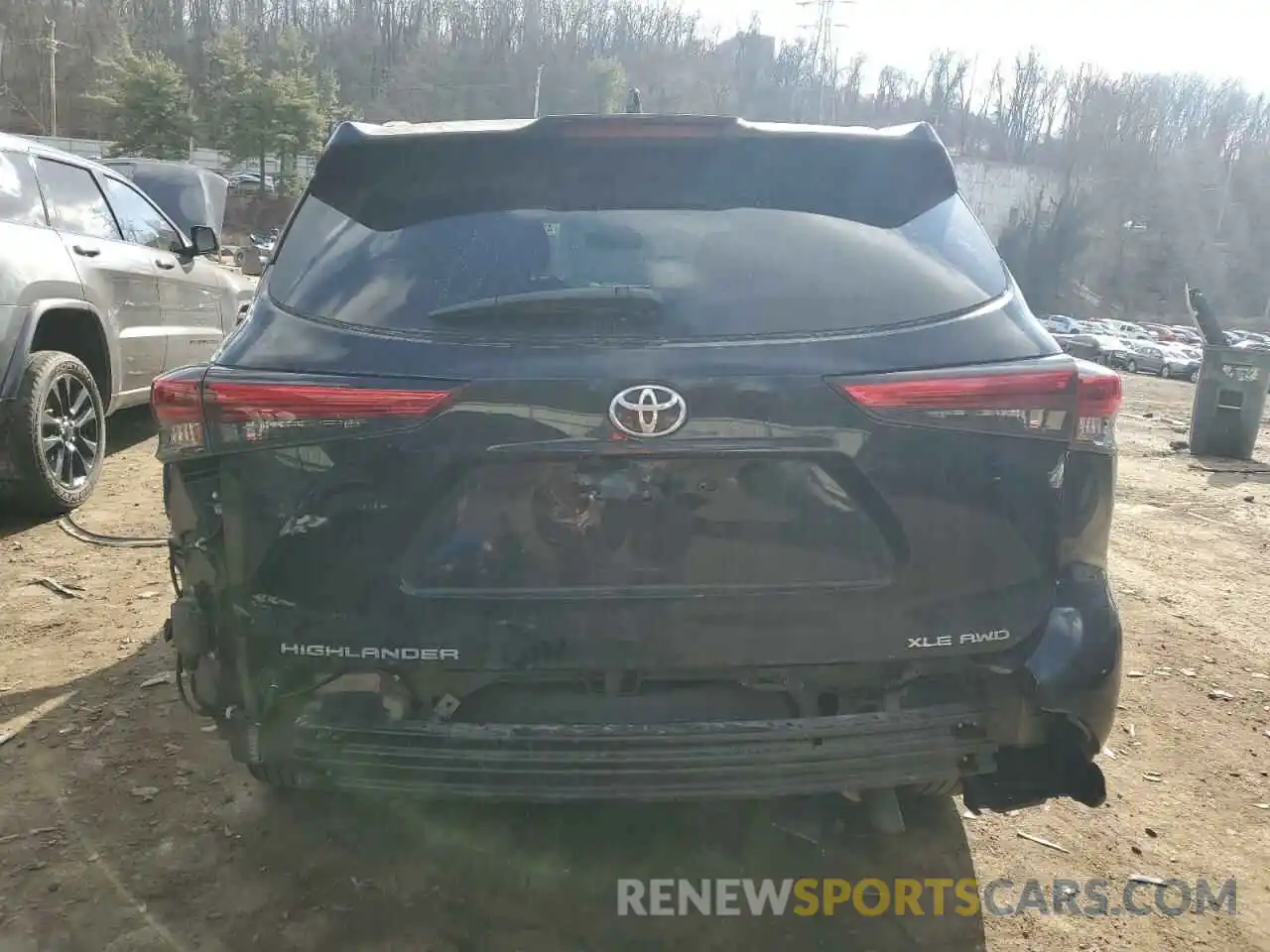 6 Photograph of a damaged car 5TDGZRBH0LS520423 TOYOTA HIGHLANDER 2020