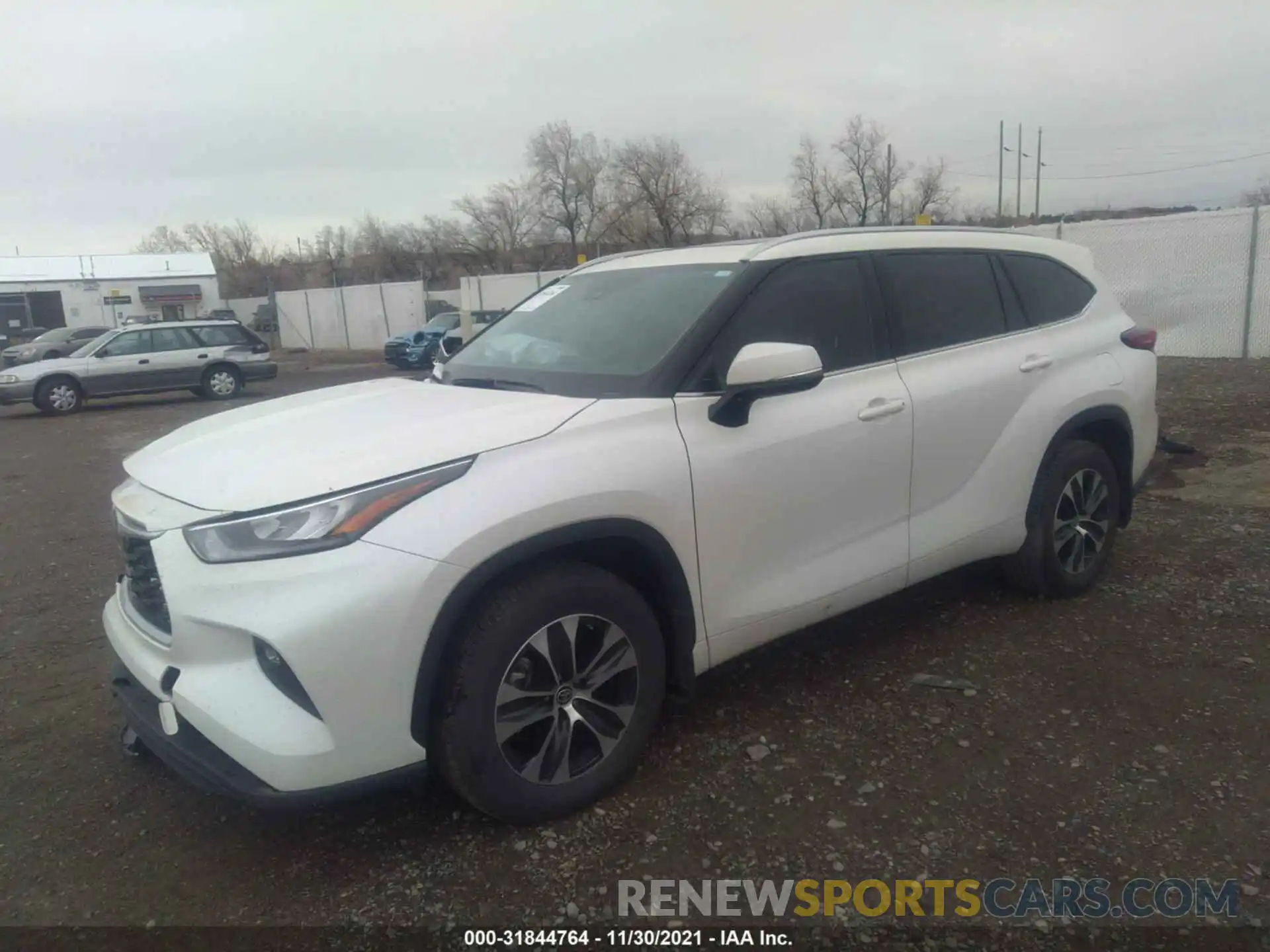 2 Photograph of a damaged car 5TDGZRBH0LS520809 TOYOTA HIGHLANDER 2020