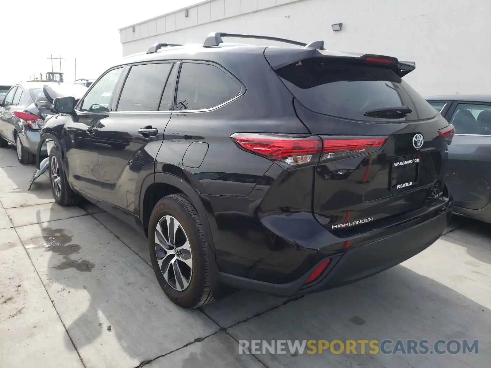 3 Photograph of a damaged car 5TDGZRBH1LS019461 TOYOTA HIGHLANDER 2020