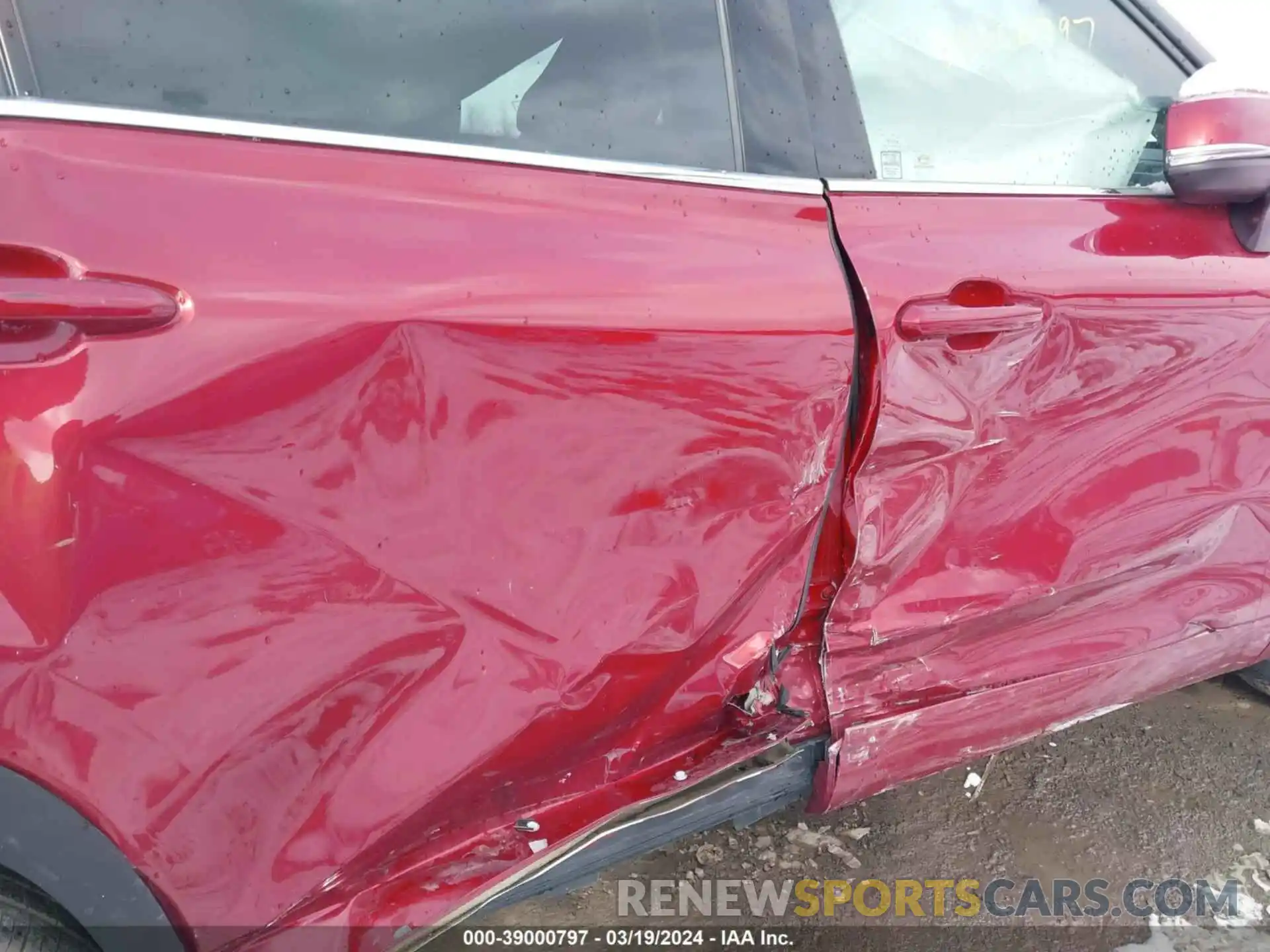 6 Photograph of a damaged car 5TDGZRBH1LS021503 TOYOTA HIGHLANDER 2020