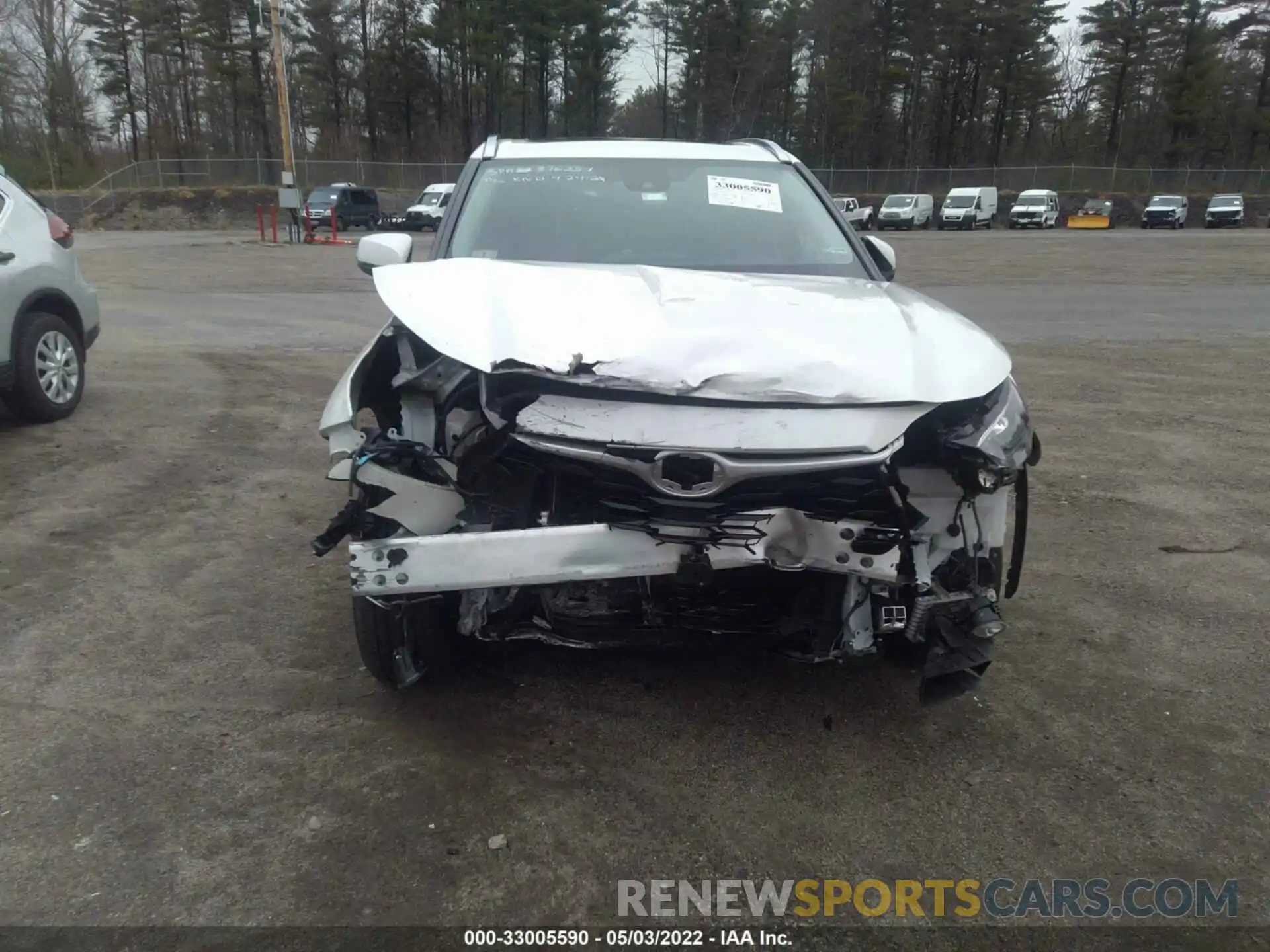 6 Photograph of a damaged car 5TDGZRBH1LS024336 TOYOTA HIGHLANDER 2020