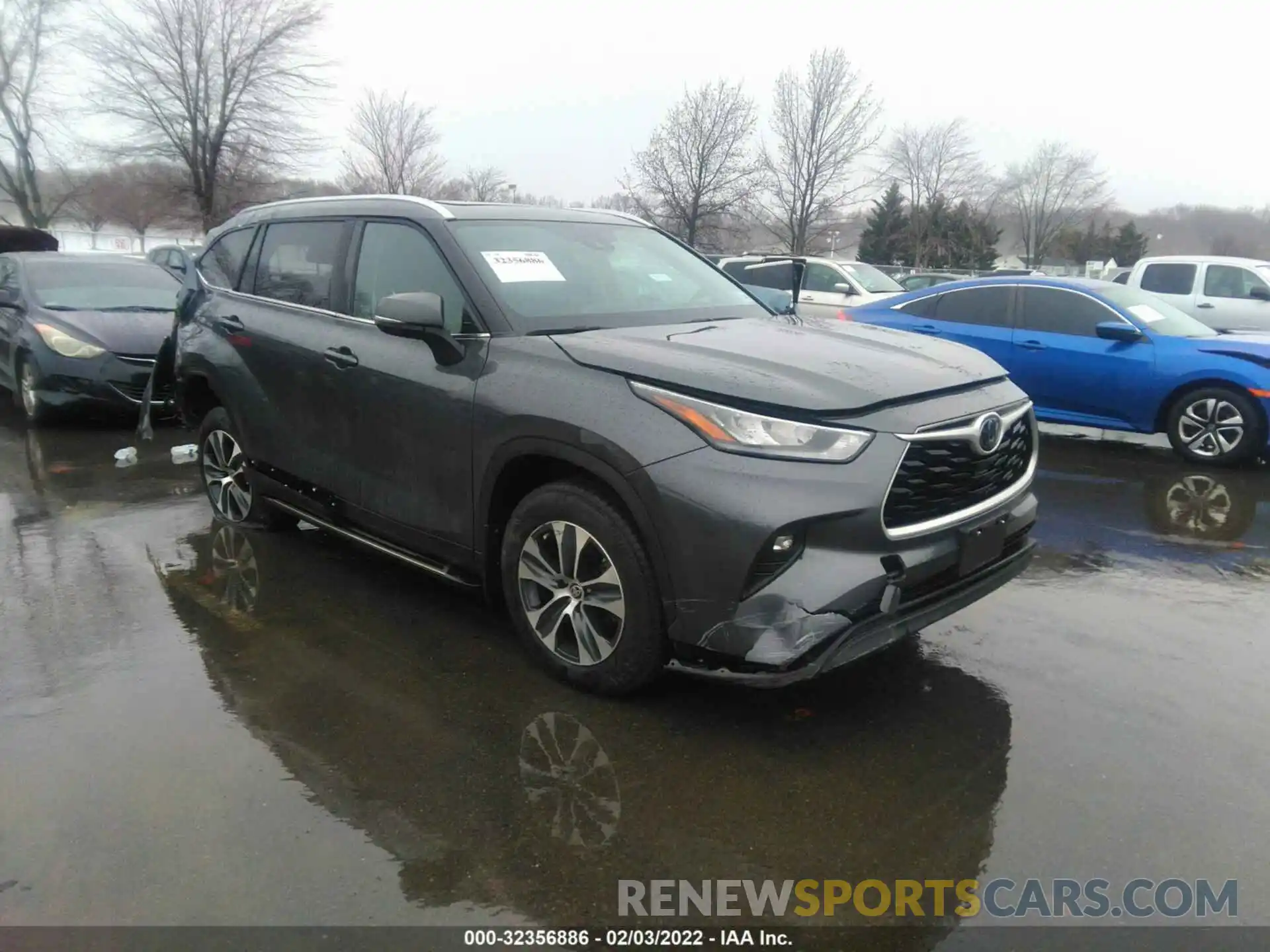 1 Photograph of a damaged car 5TDGZRBH1LS028984 TOYOTA HIGHLANDER 2020