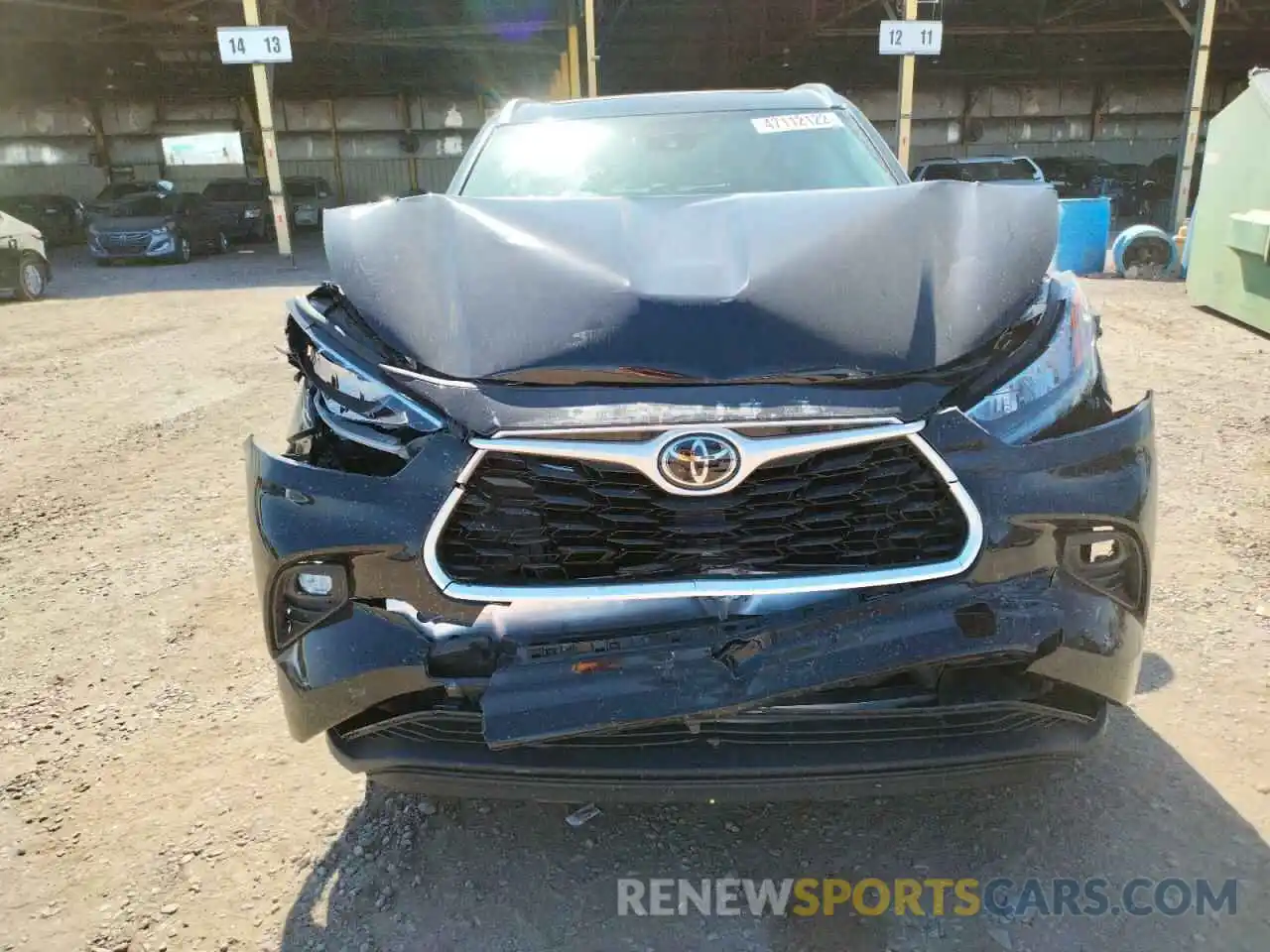 9 Photograph of a damaged car 5TDGZRBH1LS031576 TOYOTA HIGHLANDER 2020