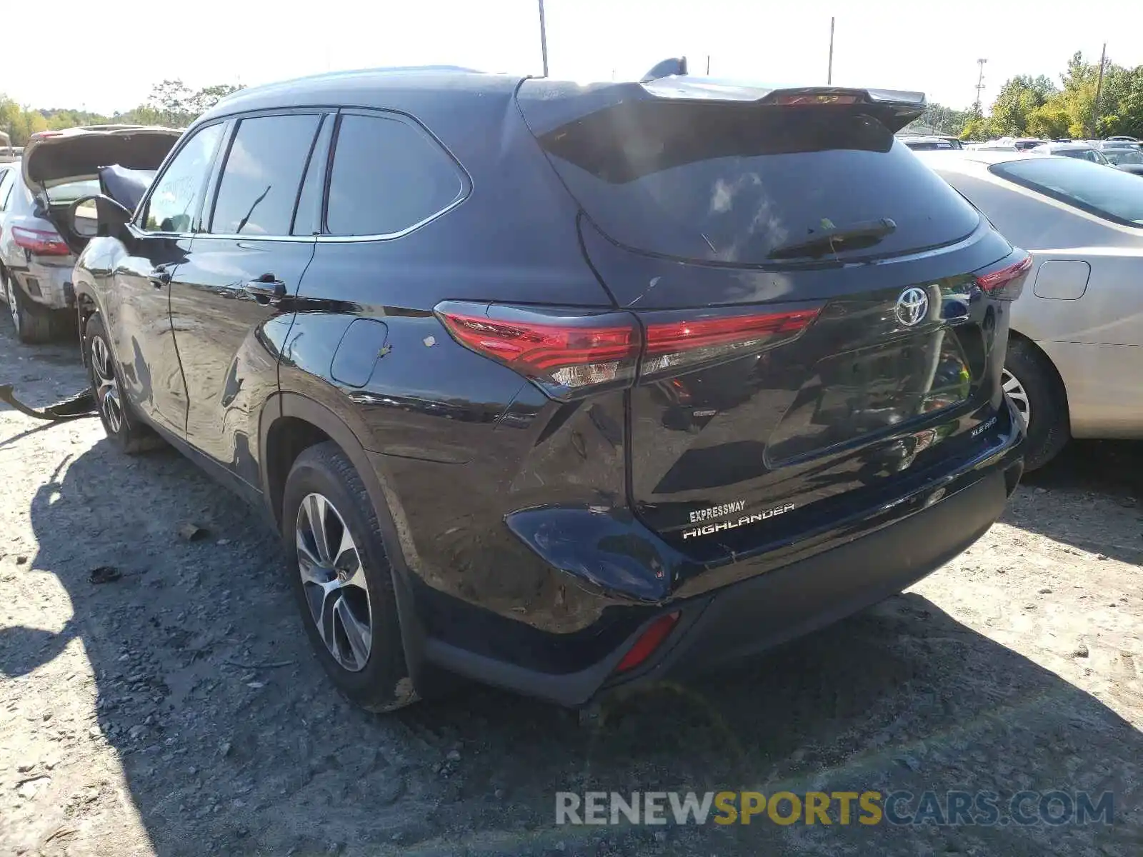 3 Photograph of a damaged car 5TDGZRBH1LS508152 TOYOTA HIGHLANDER 2020