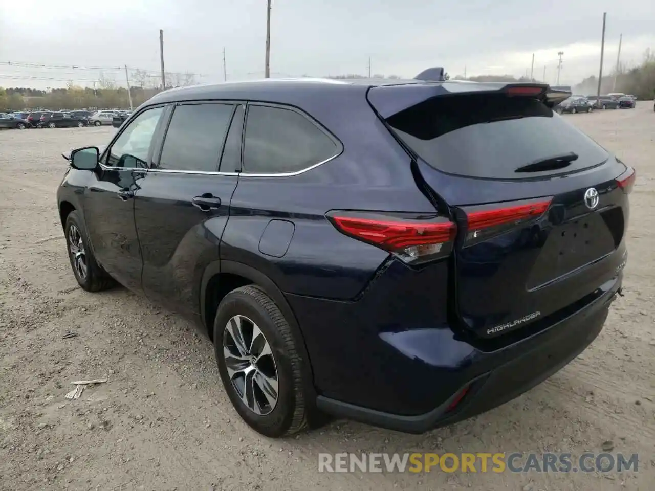 3 Photograph of a damaged car 5TDGZRBH1LS508183 TOYOTA HIGHLANDER 2020