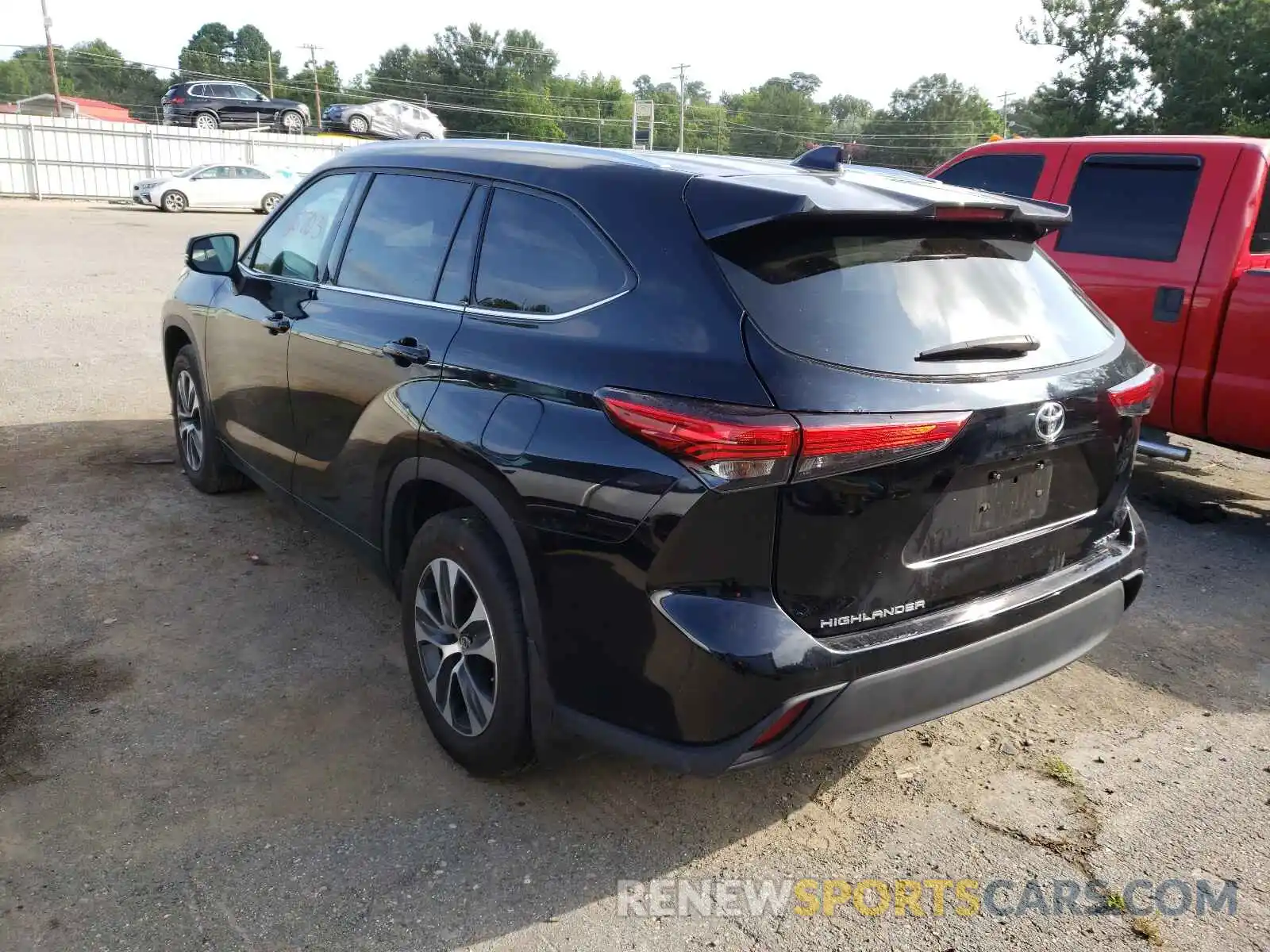 3 Photograph of a damaged car 5TDGZRBH2LS013197 TOYOTA HIGHLANDER 2020