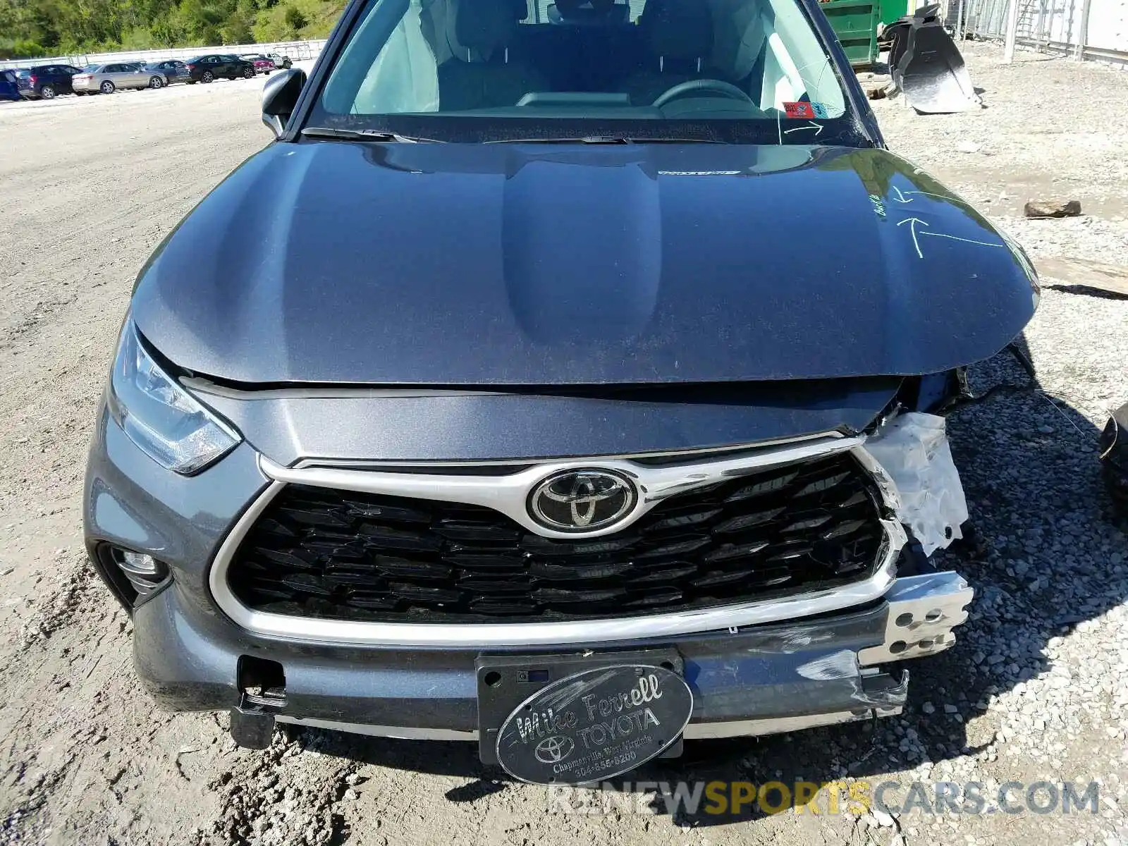 7 Photograph of a damaged car 5TDGZRBH2LS016522 TOYOTA HIGHLANDER 2020