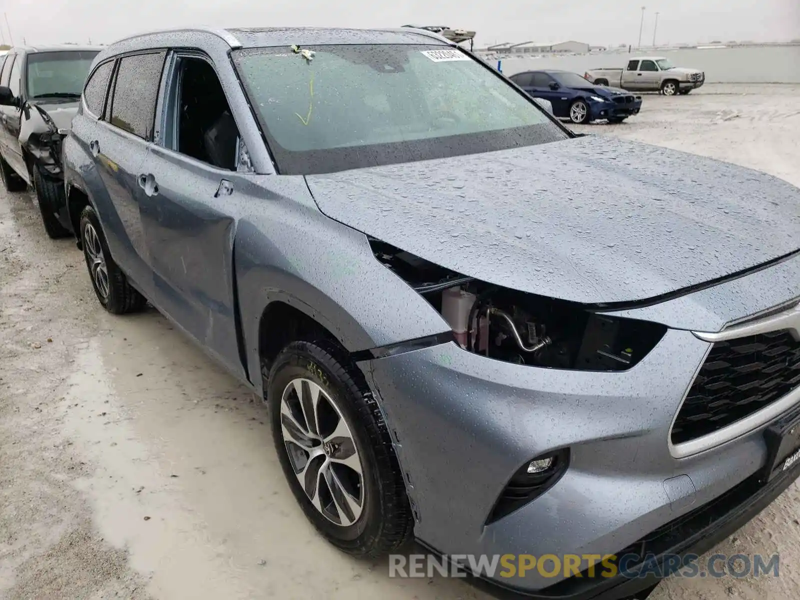 9 Photograph of a damaged car 5TDGZRBH2LS021137 TOYOTA HIGHLANDER 2020