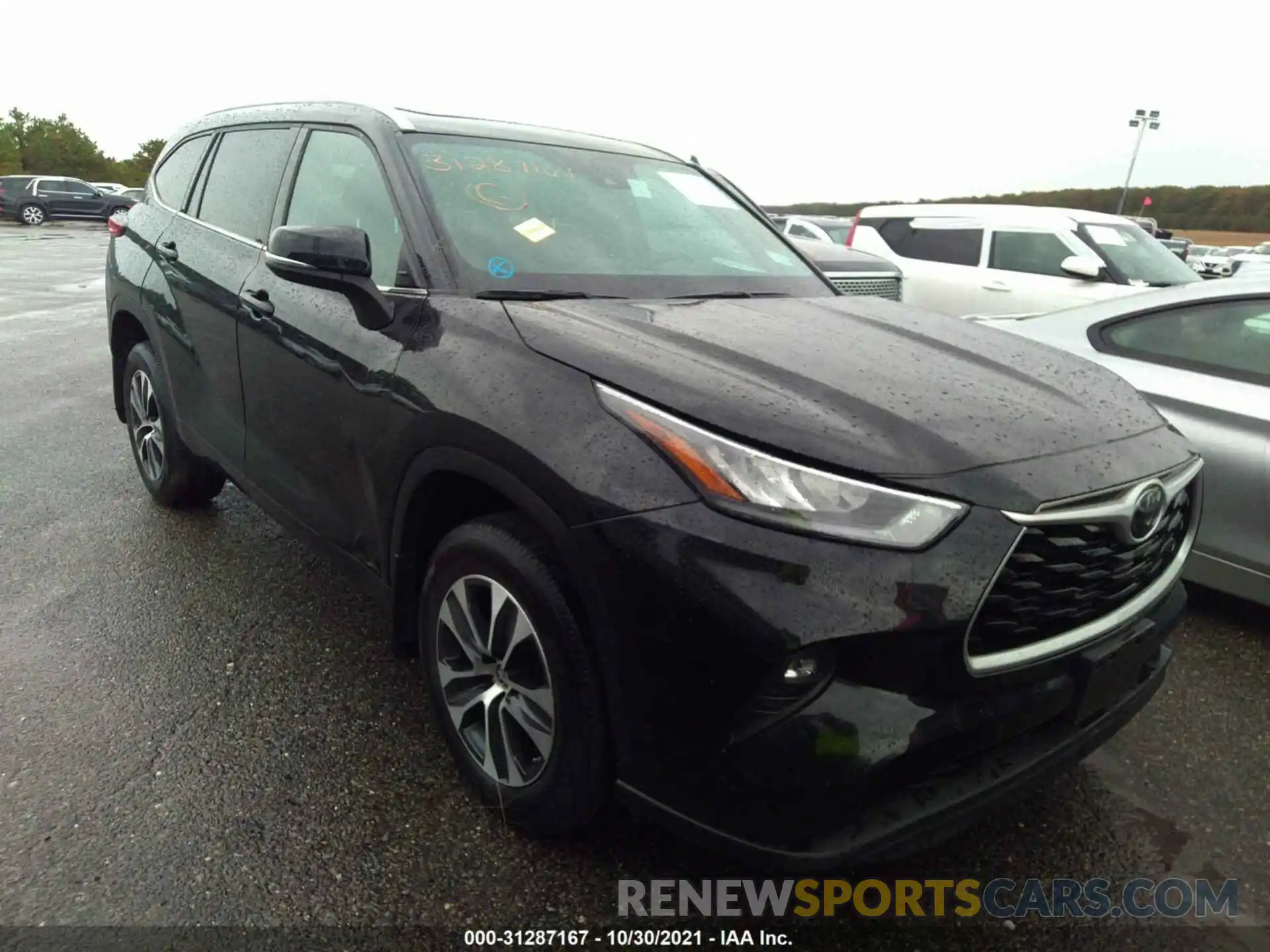 1 Photograph of a damaged car 5TDGZRBH2LS034597 TOYOTA HIGHLANDER 2020