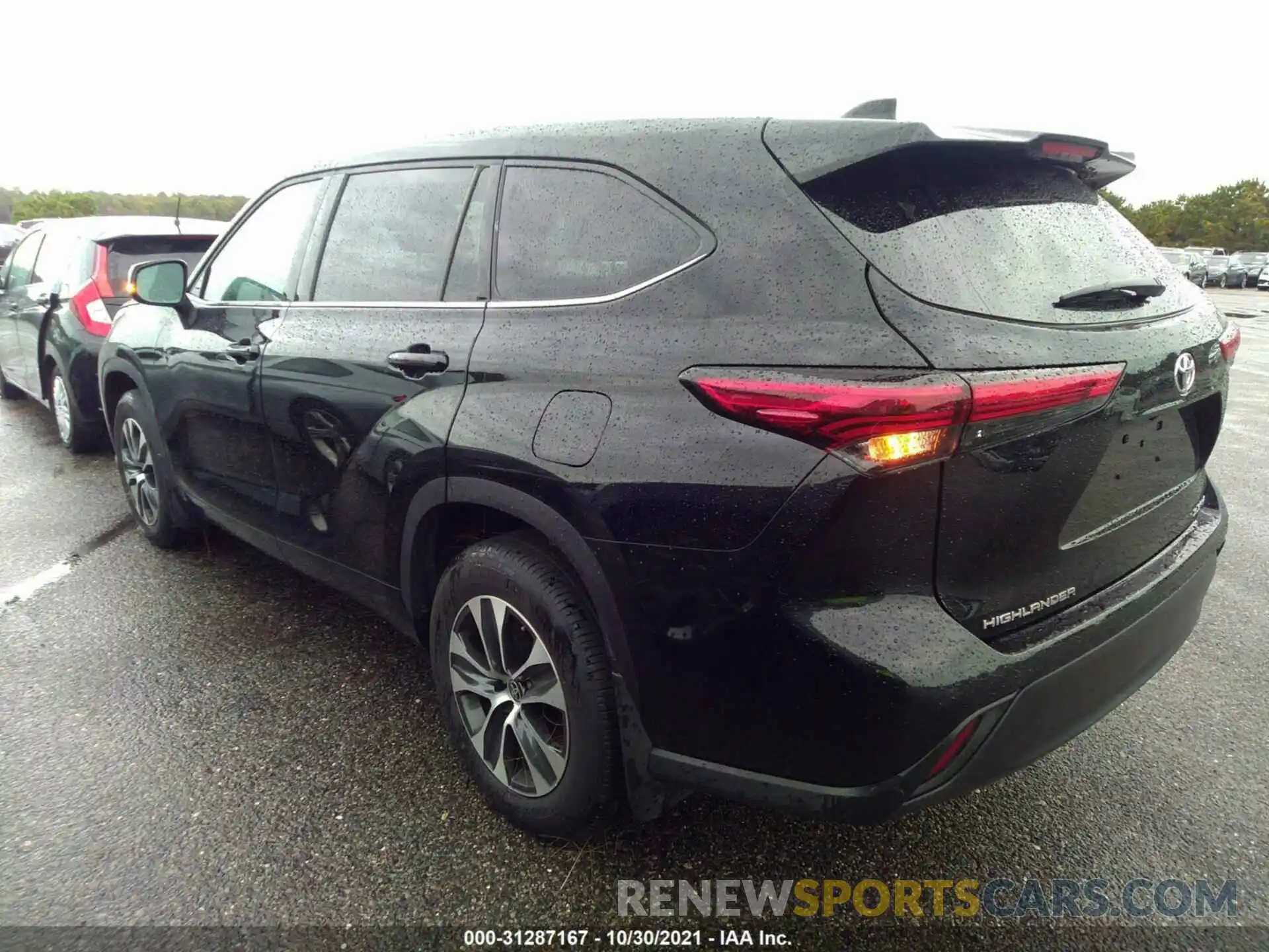 3 Photograph of a damaged car 5TDGZRBH2LS034597 TOYOTA HIGHLANDER 2020